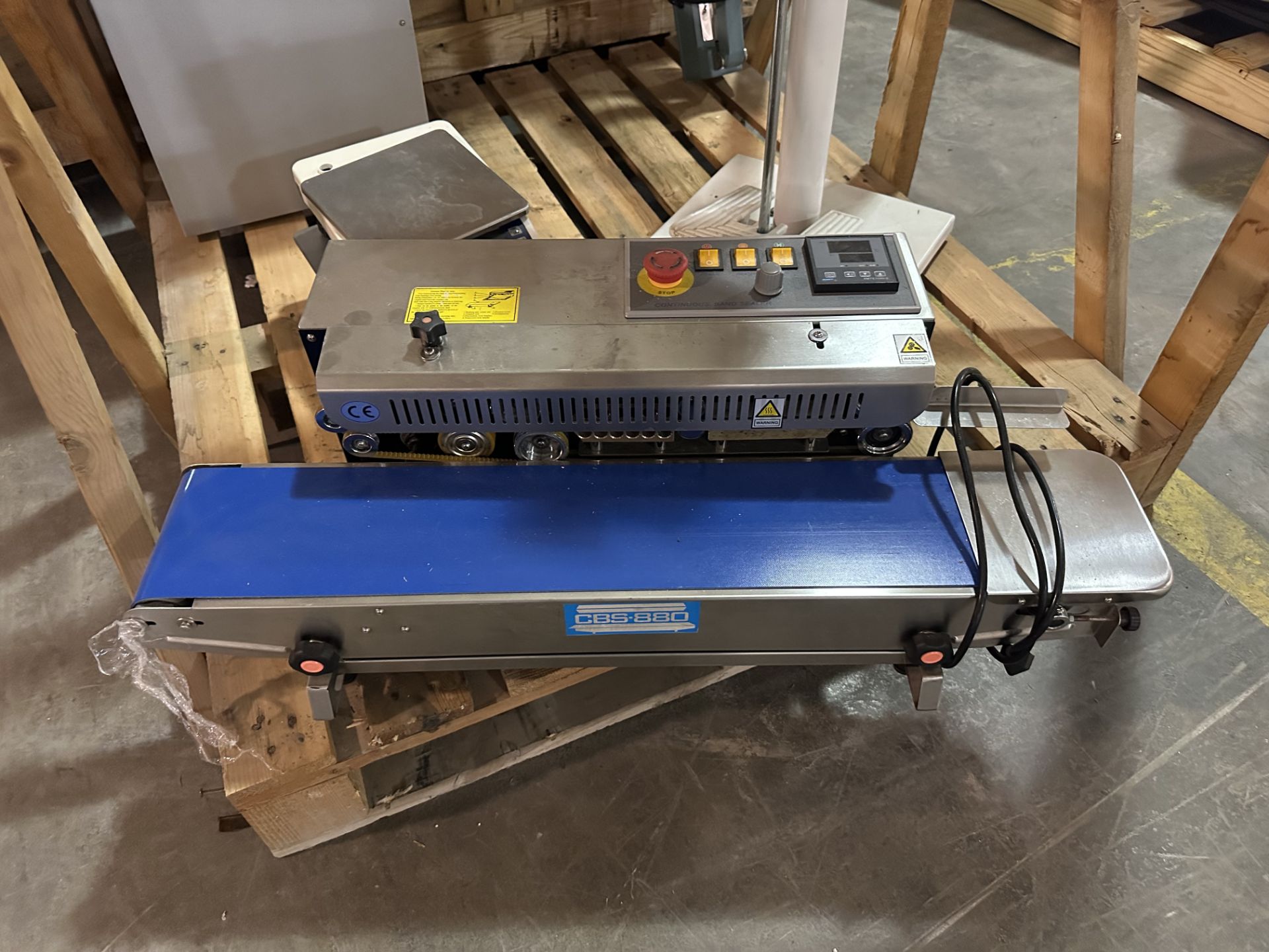 (Located in Quincy, FL) Continuous Band Sealer, Model# CBS-880, Serial# 1111120105615, 110V; Bag - Image 7 of 10