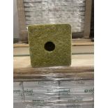 (Located in Brampton, Ontario) 10,000 Cubes Grodan Rockwool Cubes 4 x 4 x 2.5 are cubes of stone