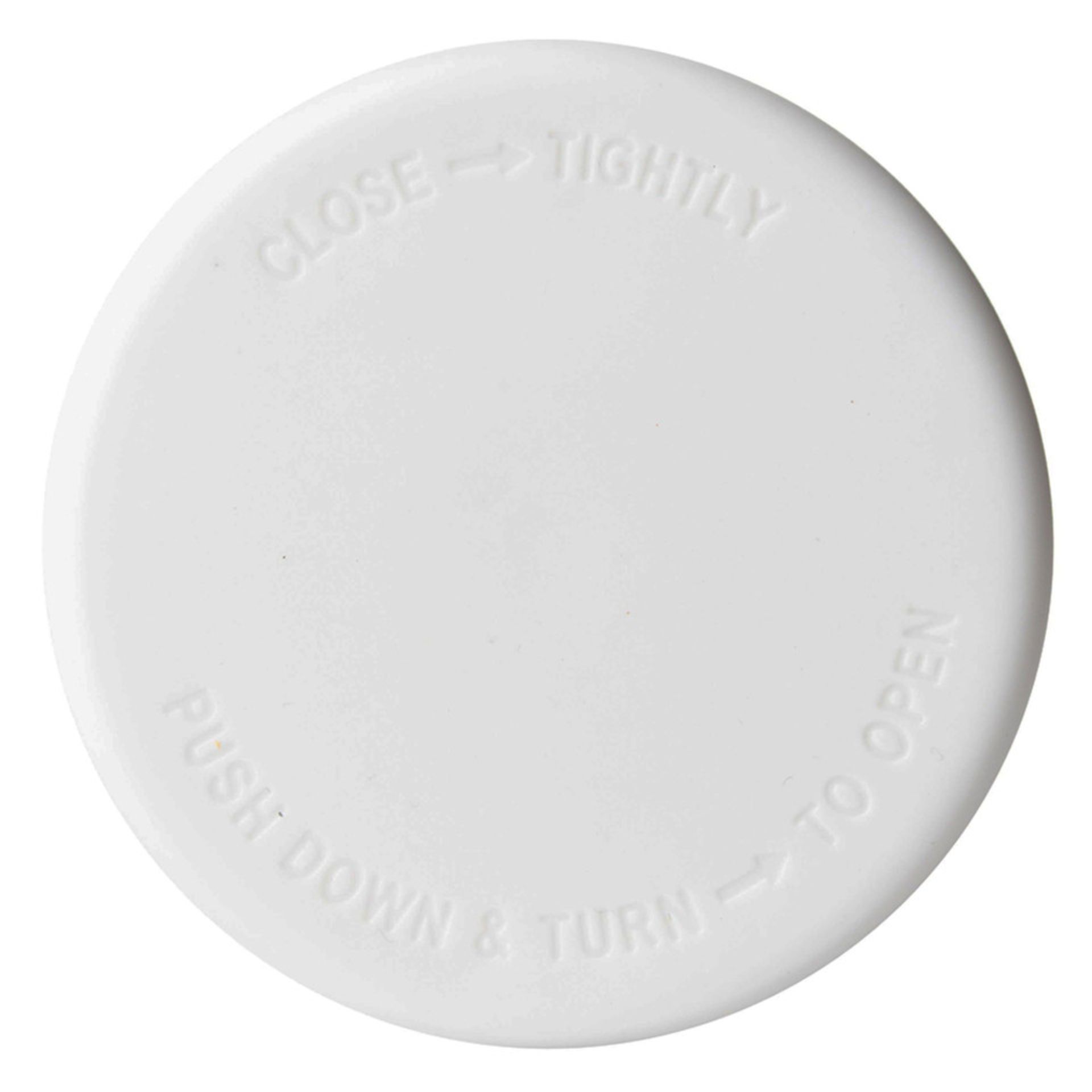 (Located in Moreno Valley, CA) Flush V2 Jar CR Lid : Universal Lid (48/400) : White, Qty 2,640