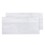 (Located in Moreno Valley, CA) Pre-Roll Barrier Bags White/White, Qty 15,000