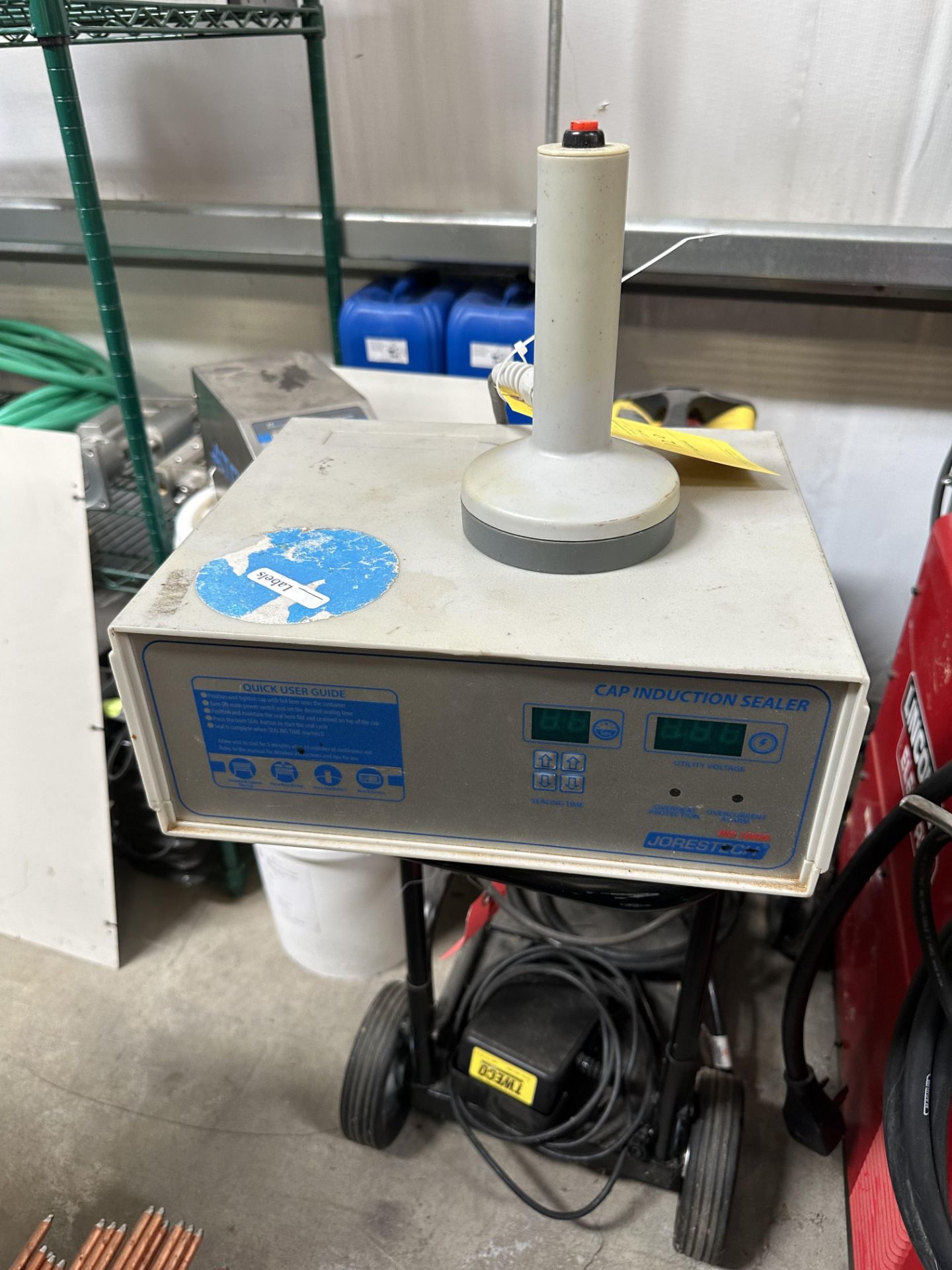 (Located in Quincy, FL) Cap Induction Sealer, Model# IND-100HA, 110V