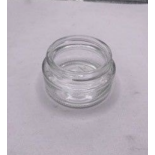 (Located in Moreno Valley, CA) Flush V2 Jar Glass Base : 1oz Round (48/400) : Clear, Qty 100,000