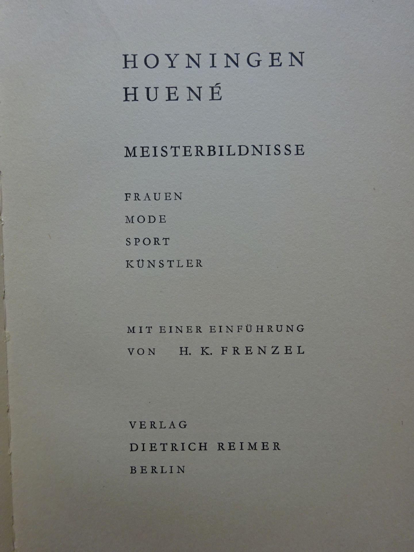 Frenzel - Hoyningen Huene - Bild 2 aus 6