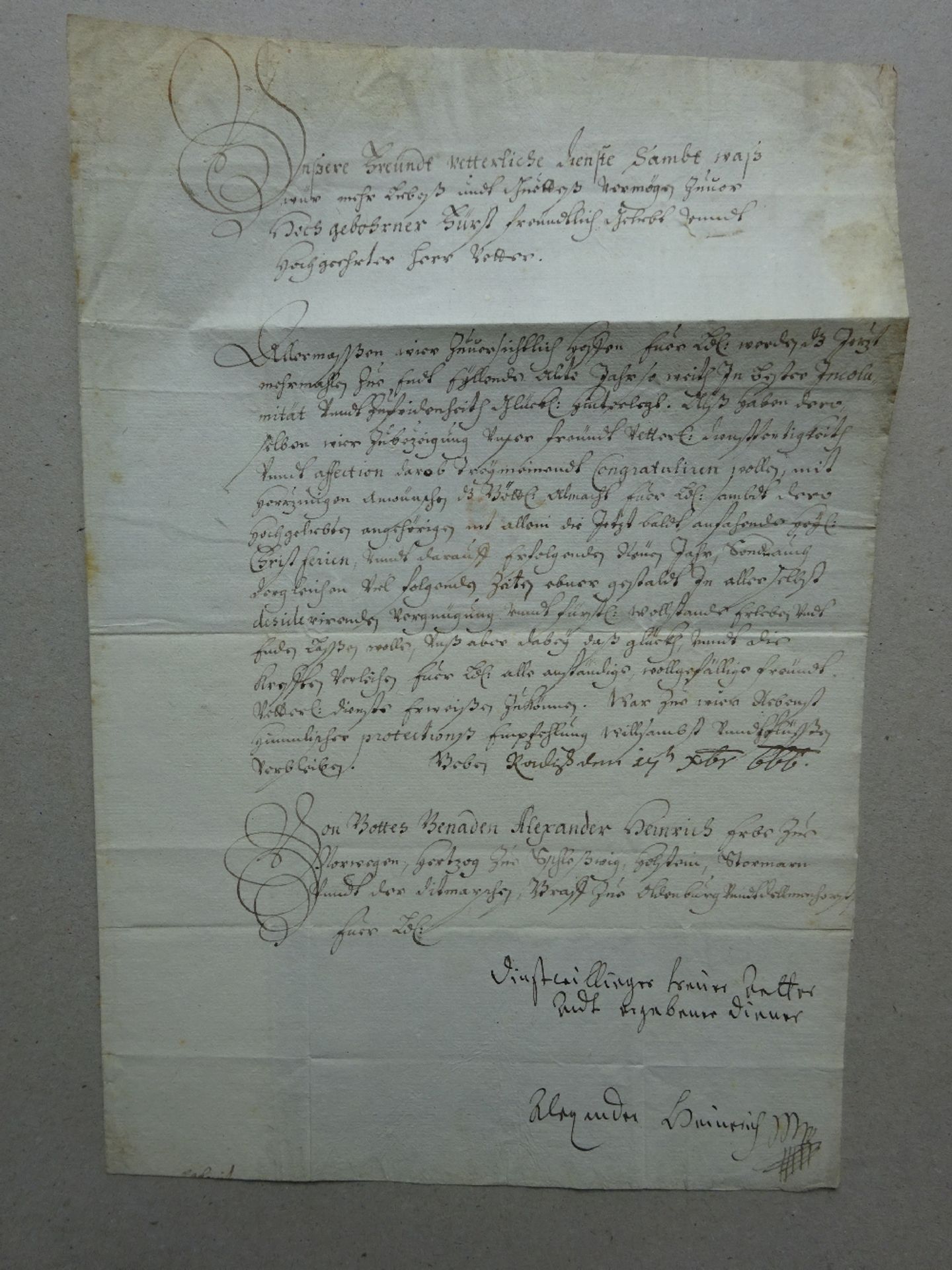 Alexander Heinrich - Brief Wenzel - Bild 2 aus 3