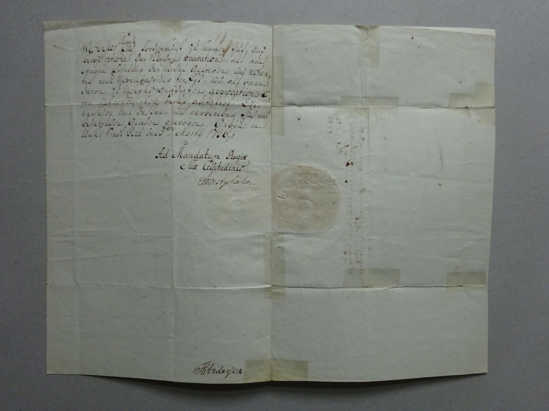 Carl Friedrich - Brief 1736 - Bild 4 aus 4