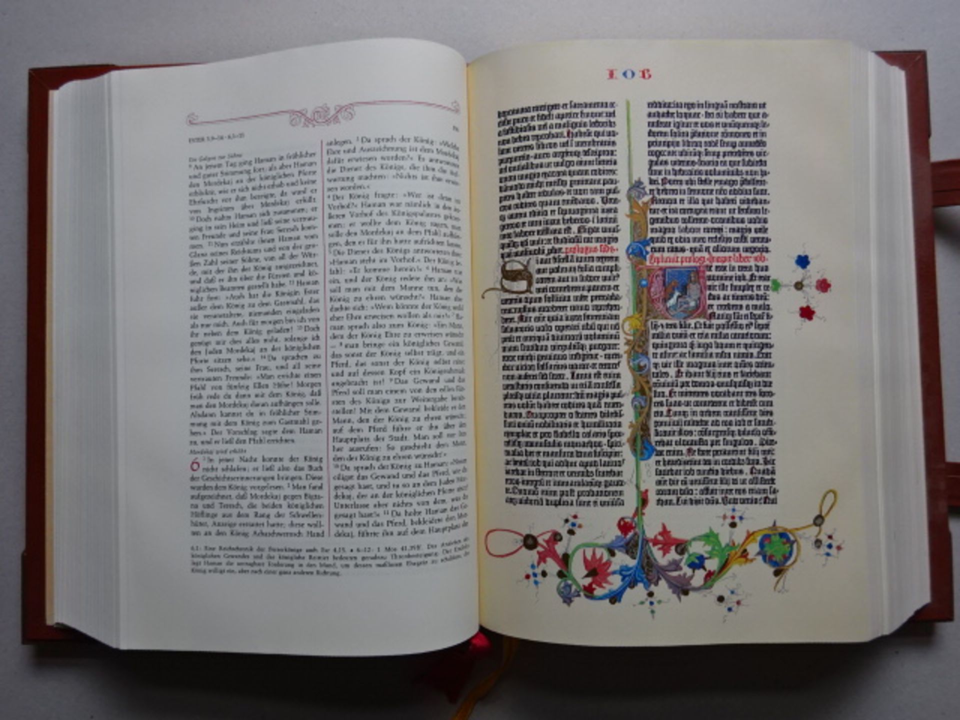 Bibel (mit Gutenberg Faks.) - Image 3 of 4