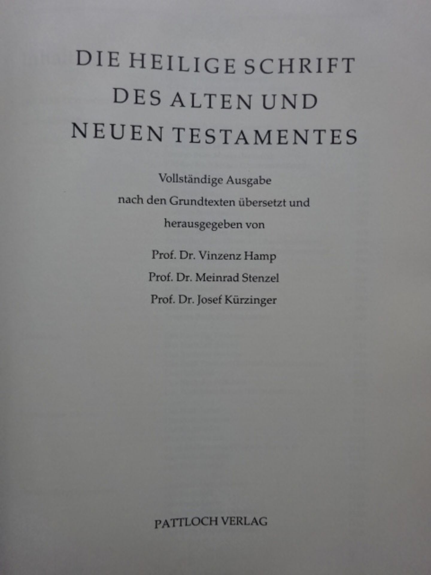 Bibel (mit Gutenberg Faks.) - Image 2 of 4
