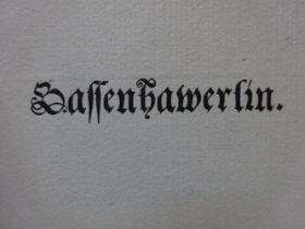 Gassenhawerlin Nachdruck, 1911