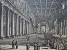 Piranesi - Veduta interna S. Maria