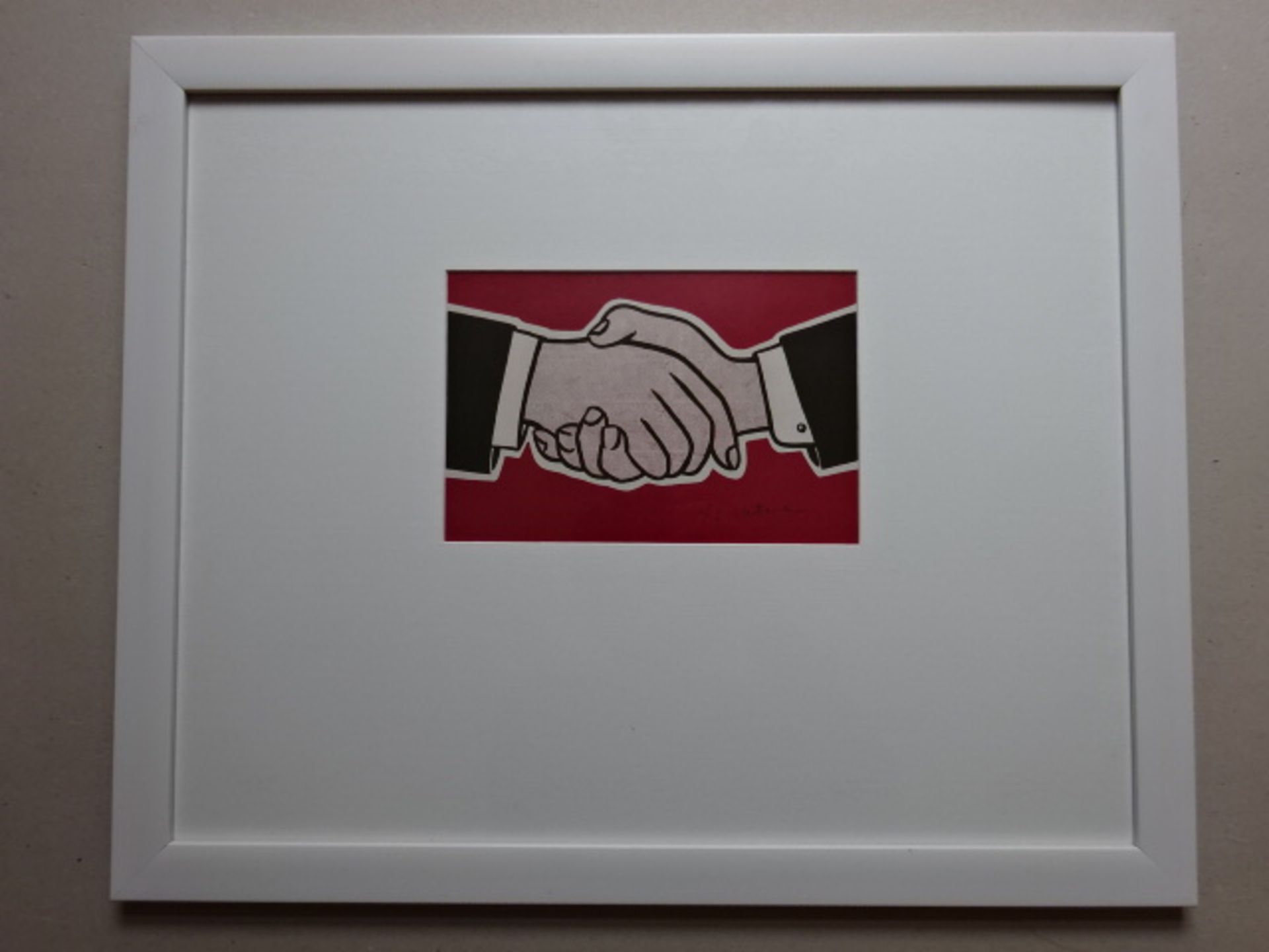 Lichtenstein - Handshake - Bild 2 aus 4