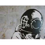 Banksy - Blur Think Tank Plakat