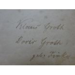 Groth - Quickborn mit Widmung 1873