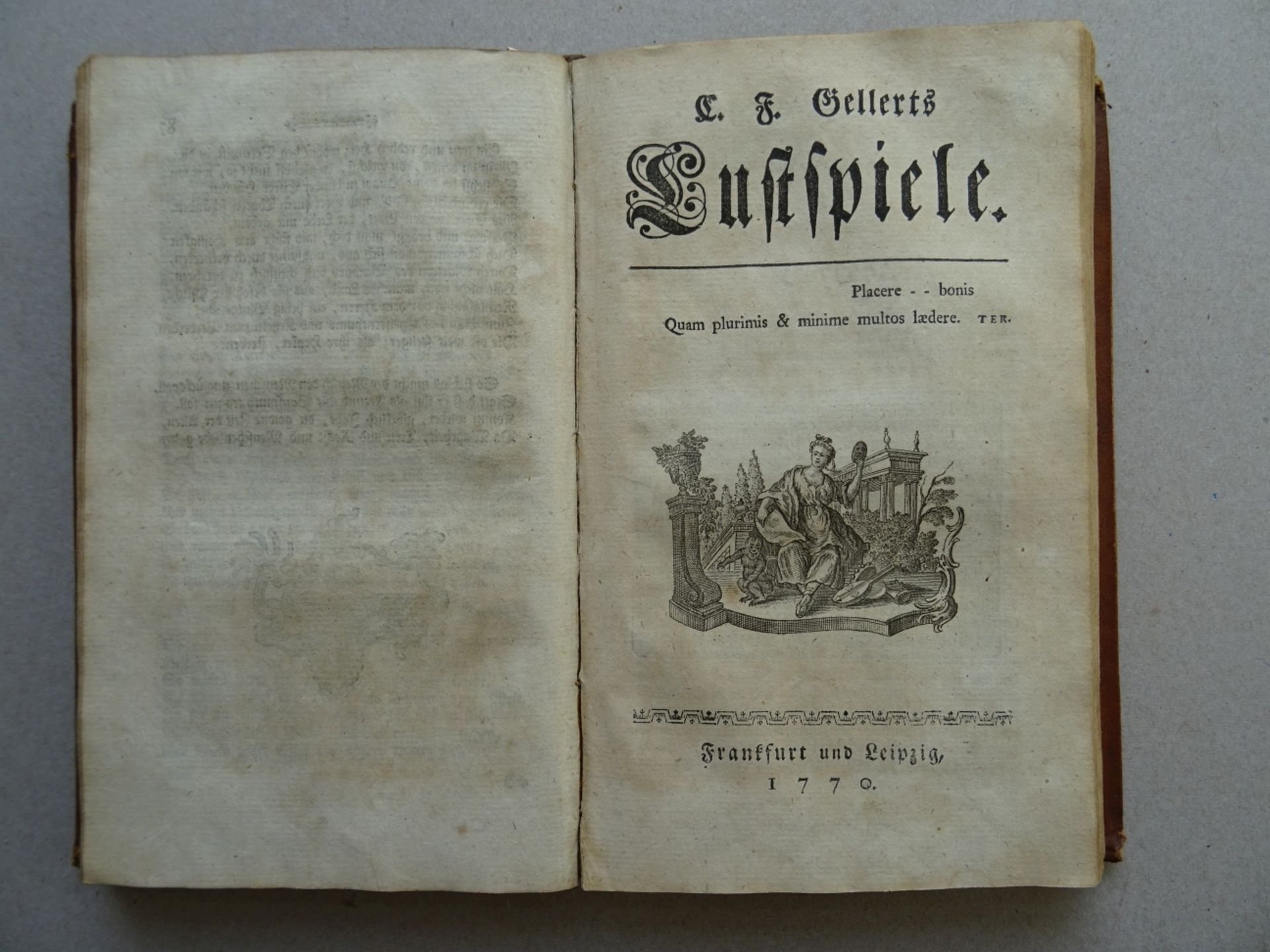Gellert - Gräfin (Schriften) 3 in 1 Bd - Image 4 of 4