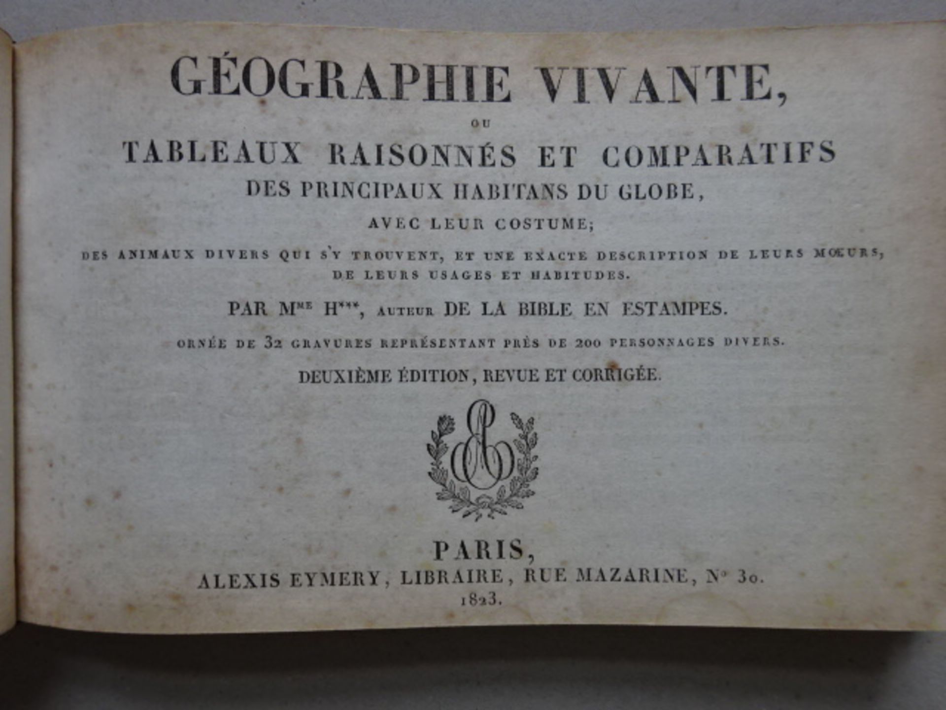Géographie vivante, 1823 - Image 3 of 6