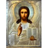 Ikone. Christus Pantokrator. Russland. 19. Jahrhundert.