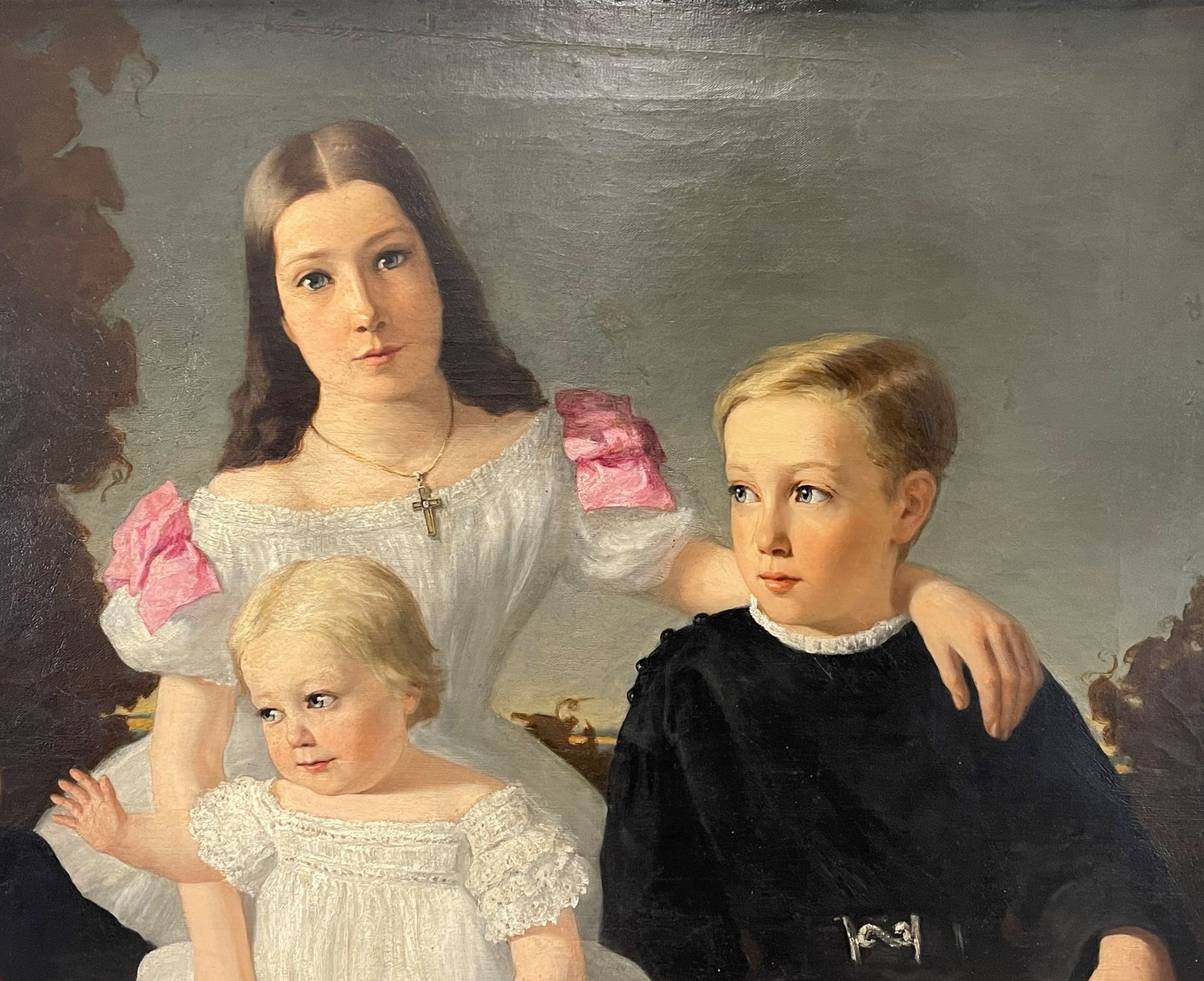 Albert HERTEL (1843 - 1912). ''Kinder Kaiserfamilie''. - Bild 4 aus 13