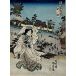 Utagawa KUNISADA I (1786 - 1865). "Seki".