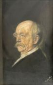 UNDEUTLICH SIGNIERT (XIX). Otto von Bismarck (1815 - 1898).