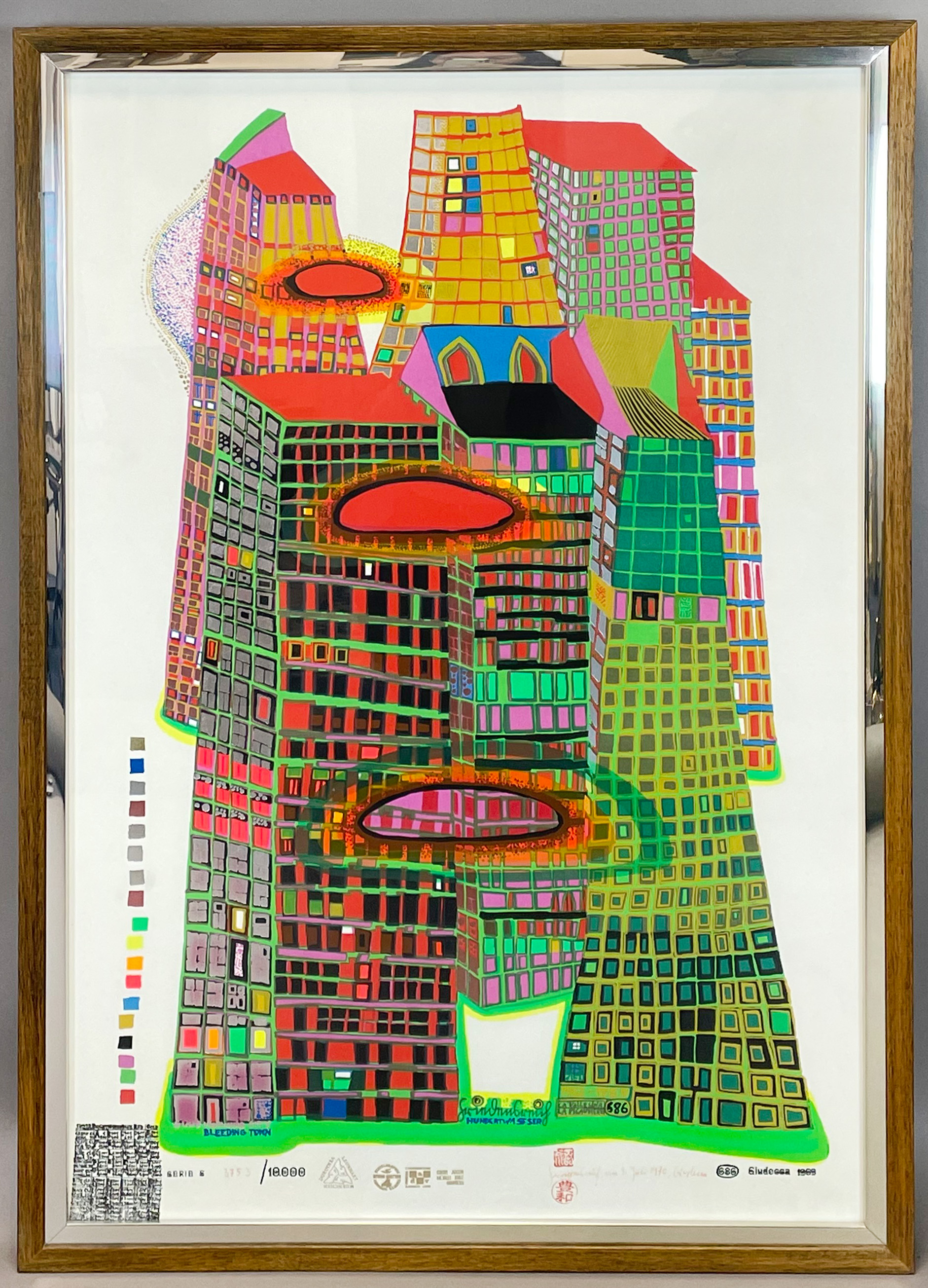 Friedensreich HUNDERTWASSER (1928 - 2000). "Good Morning City - Bleeding Town". - Image 2 of 14