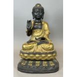 Buddha mit Geste zur Schutzgewährung. Süd- Asien.