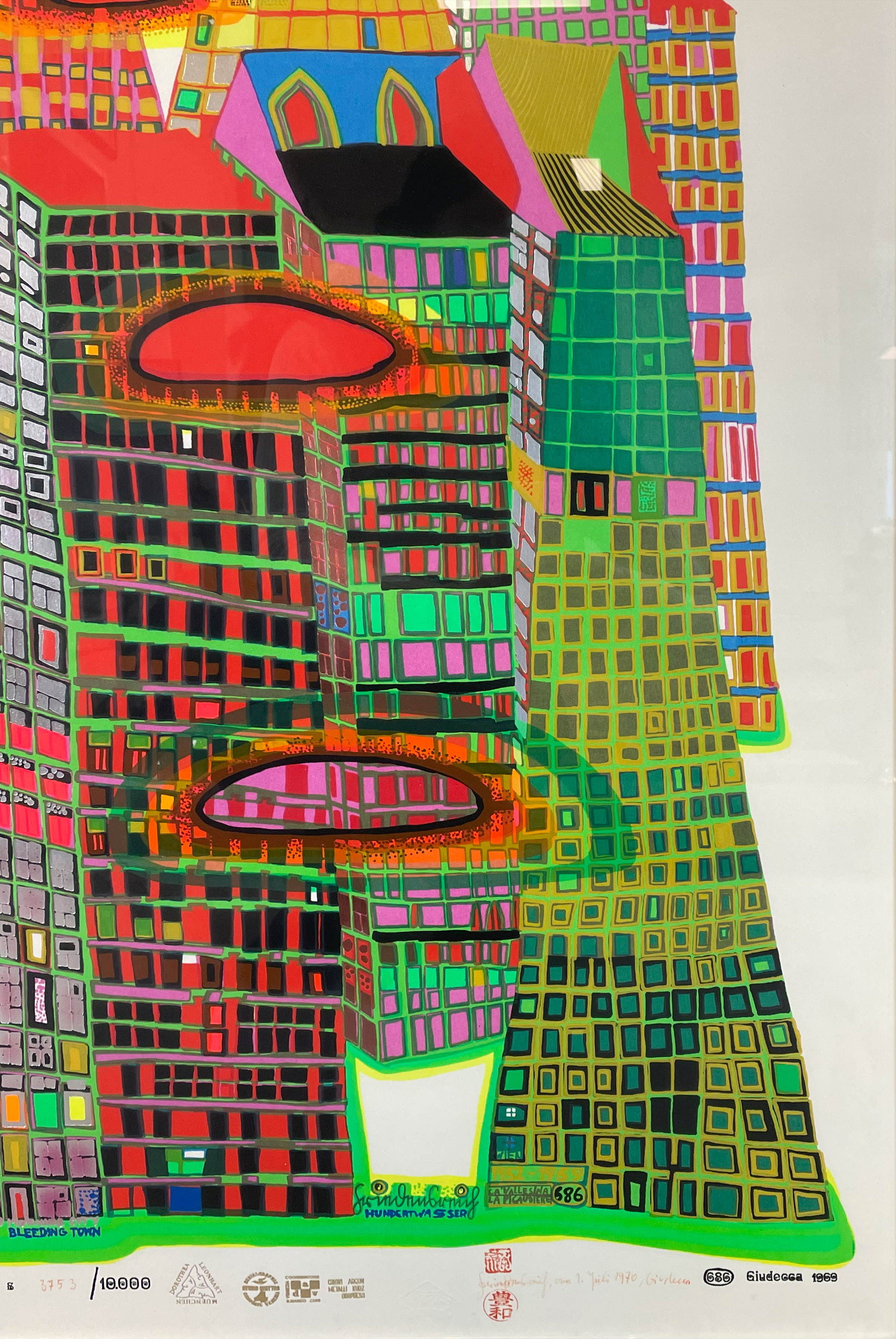 Friedensreich HUNDERTWASSER (1928 - 2000). "Good Morning City - Bleeding Town". - Image 6 of 14