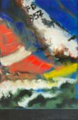Lothar MALSKAT (1912 - 1988). Travemünde, Juli 1968. ''Flying Dutchman'':