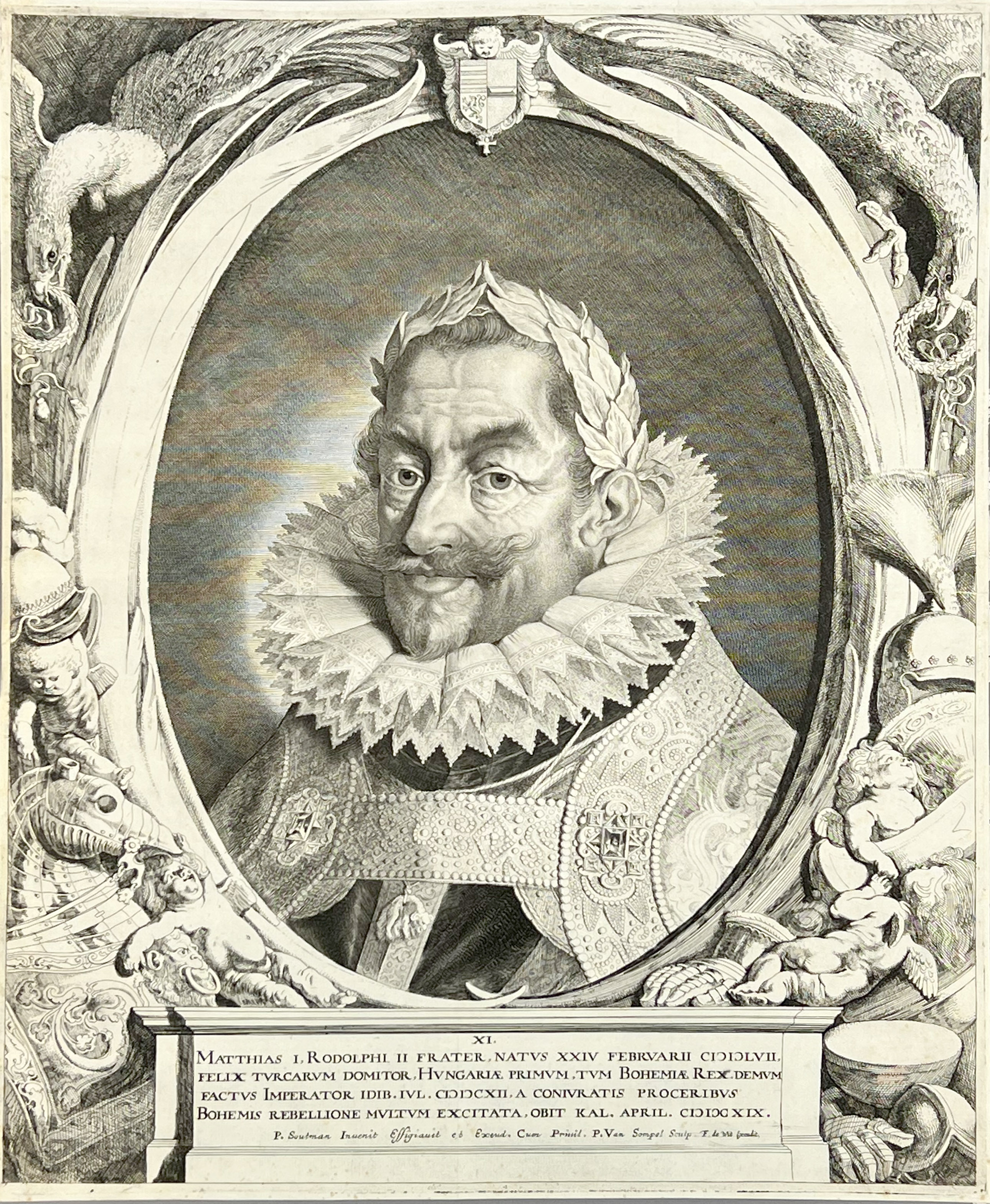 Pieter VAN SOMPEL (c.1600 - c.1650). Matthias I, Emperor of Austria