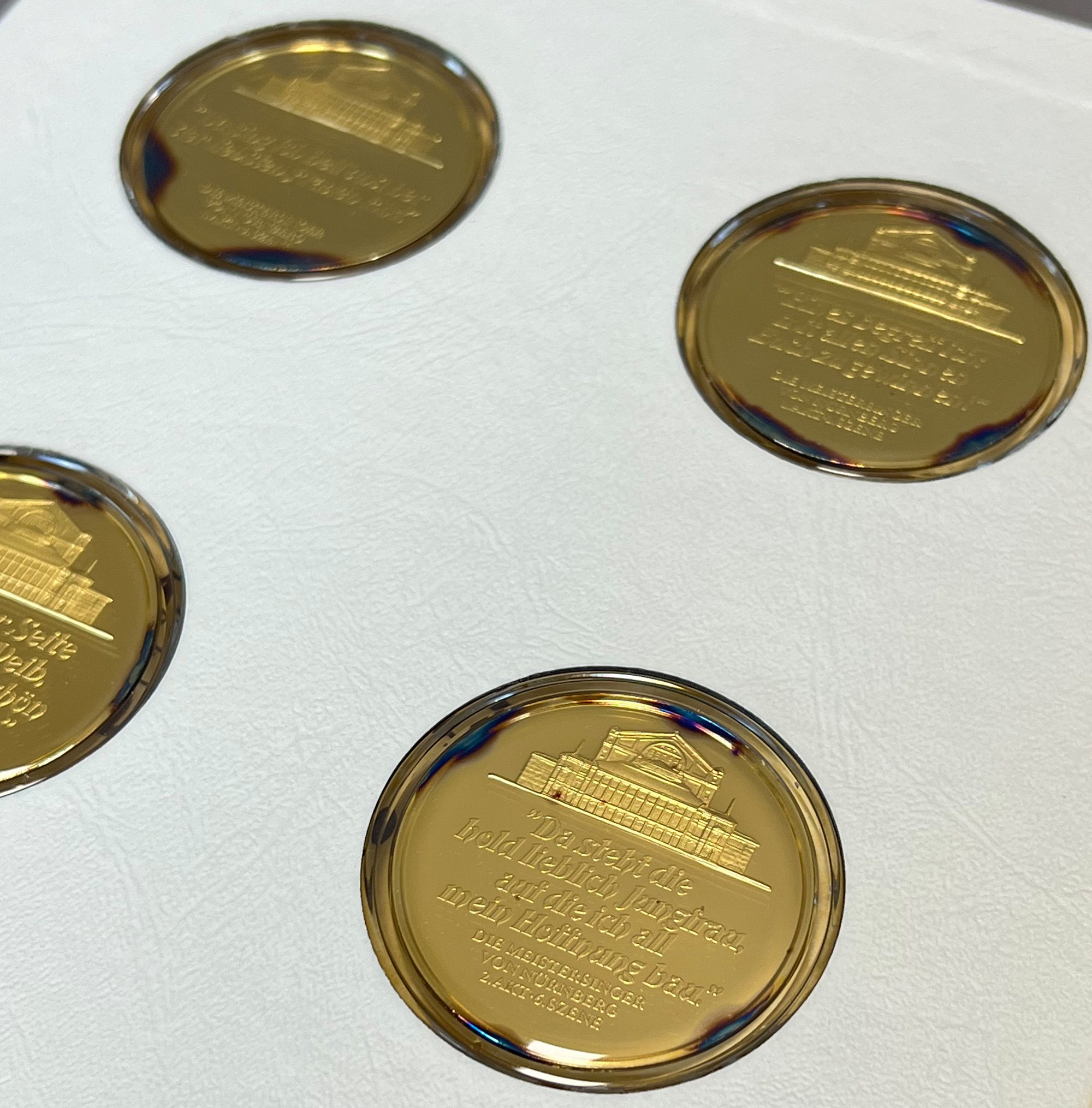 Collection of medals for the 100th anniversary of the Bayreuth Festival "Richard Wagner's Masterpie - Image 5 of 6