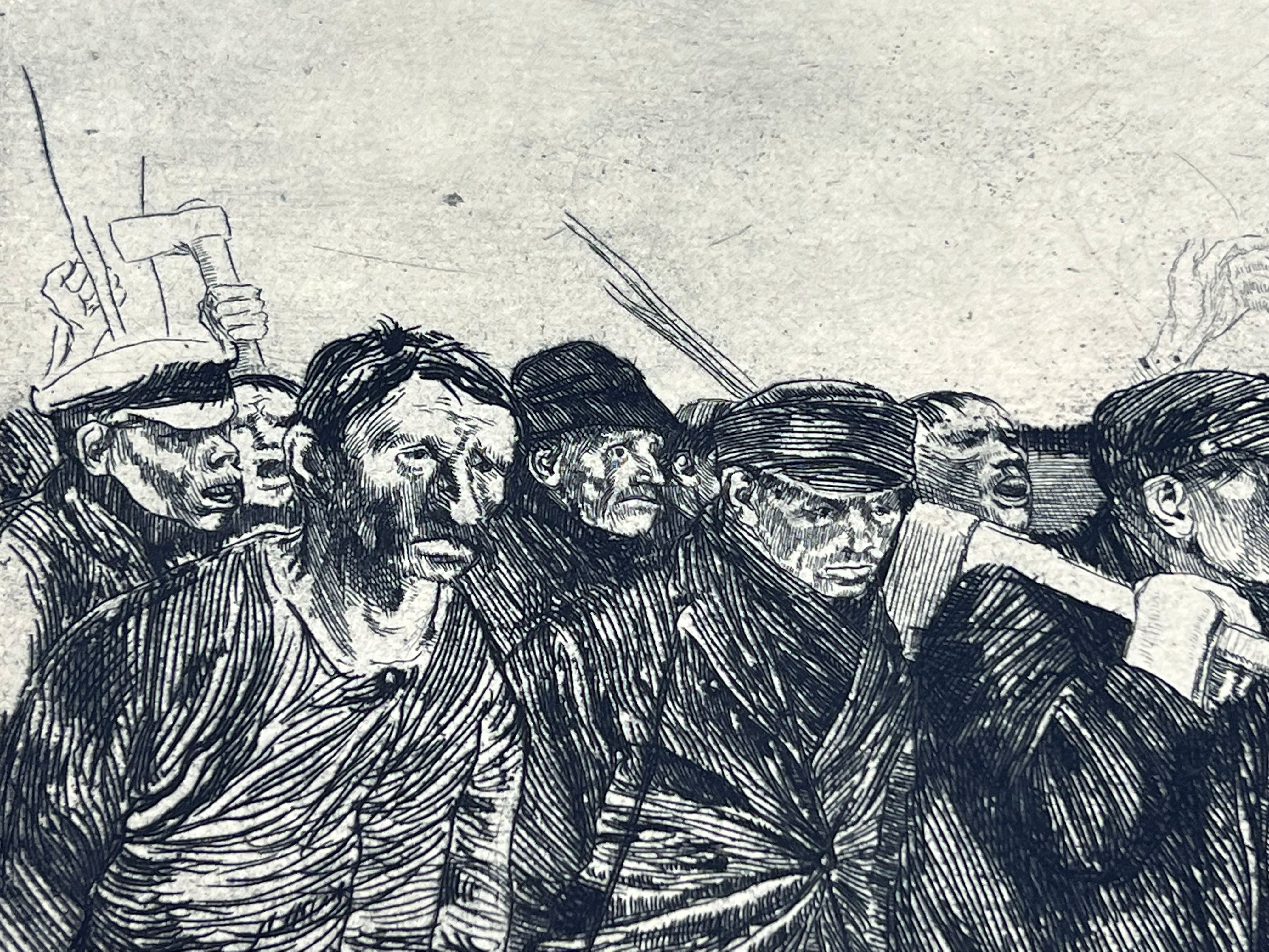 Käthe KOLLWITZ (1867 - 1945). Weaver's train. 1893/1897. - Image 10 of 13