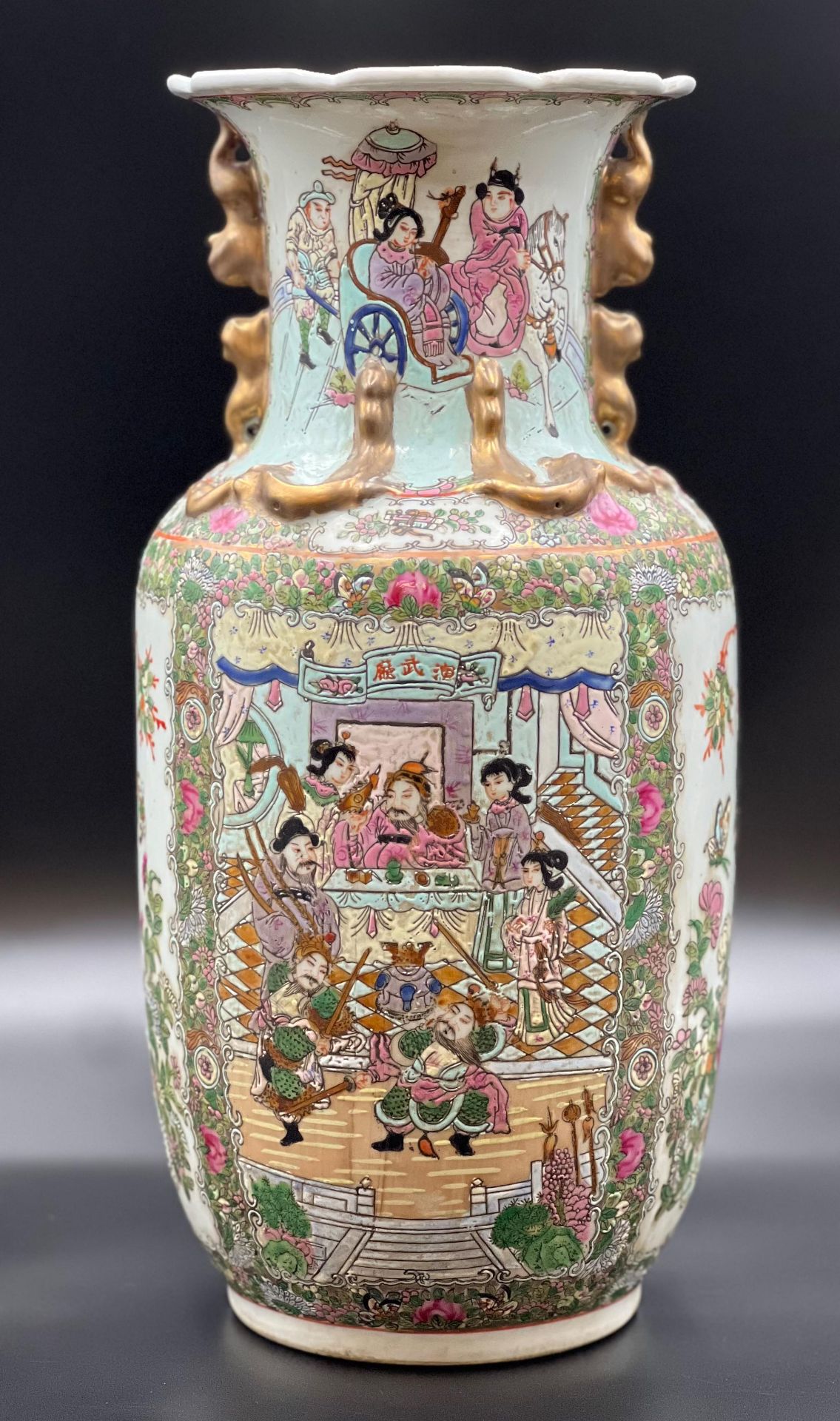 Bellied vase. China. Around 1900. Probably Kuang-Hsu period. - Image 3 of 15