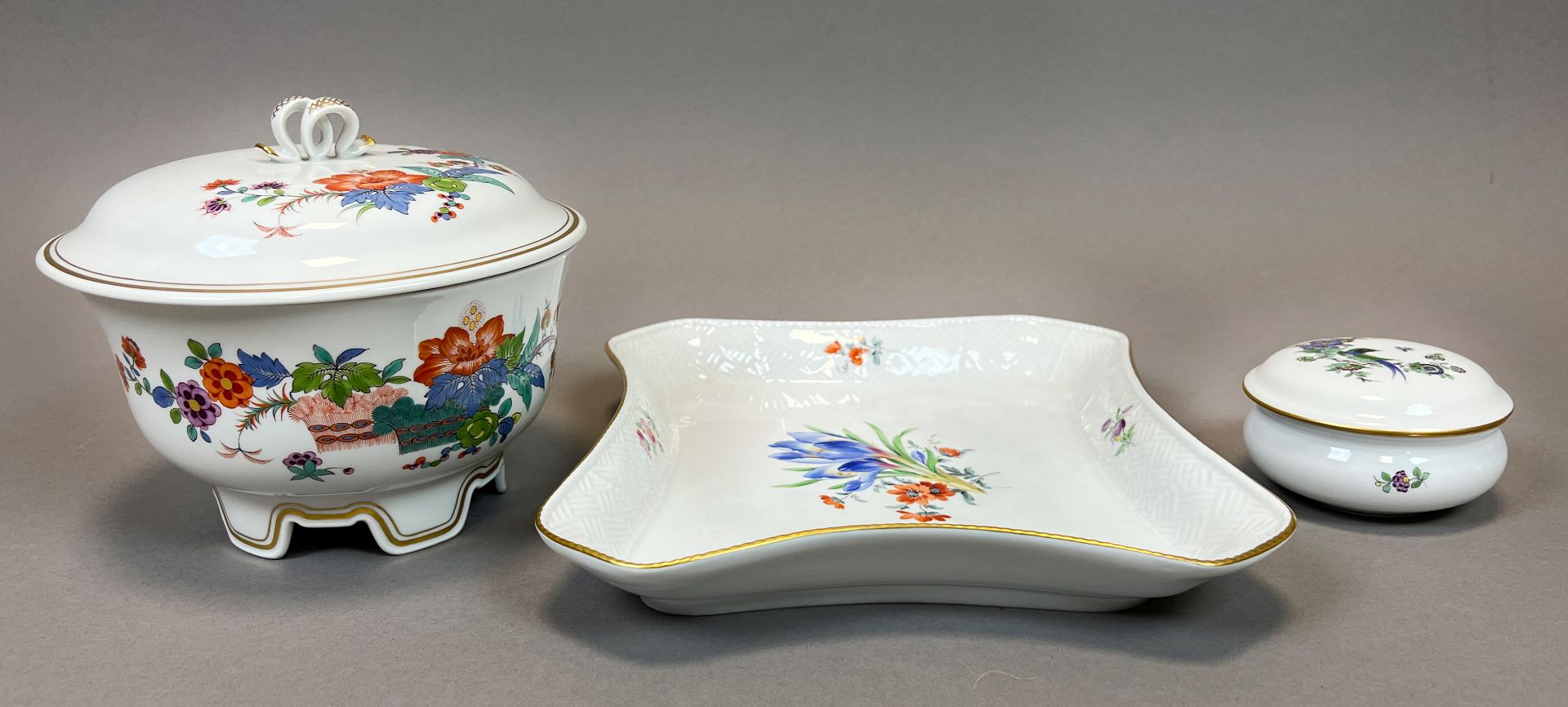 3 parts MEISSEN. 20th century. 1st choice. - Image 4 of 20