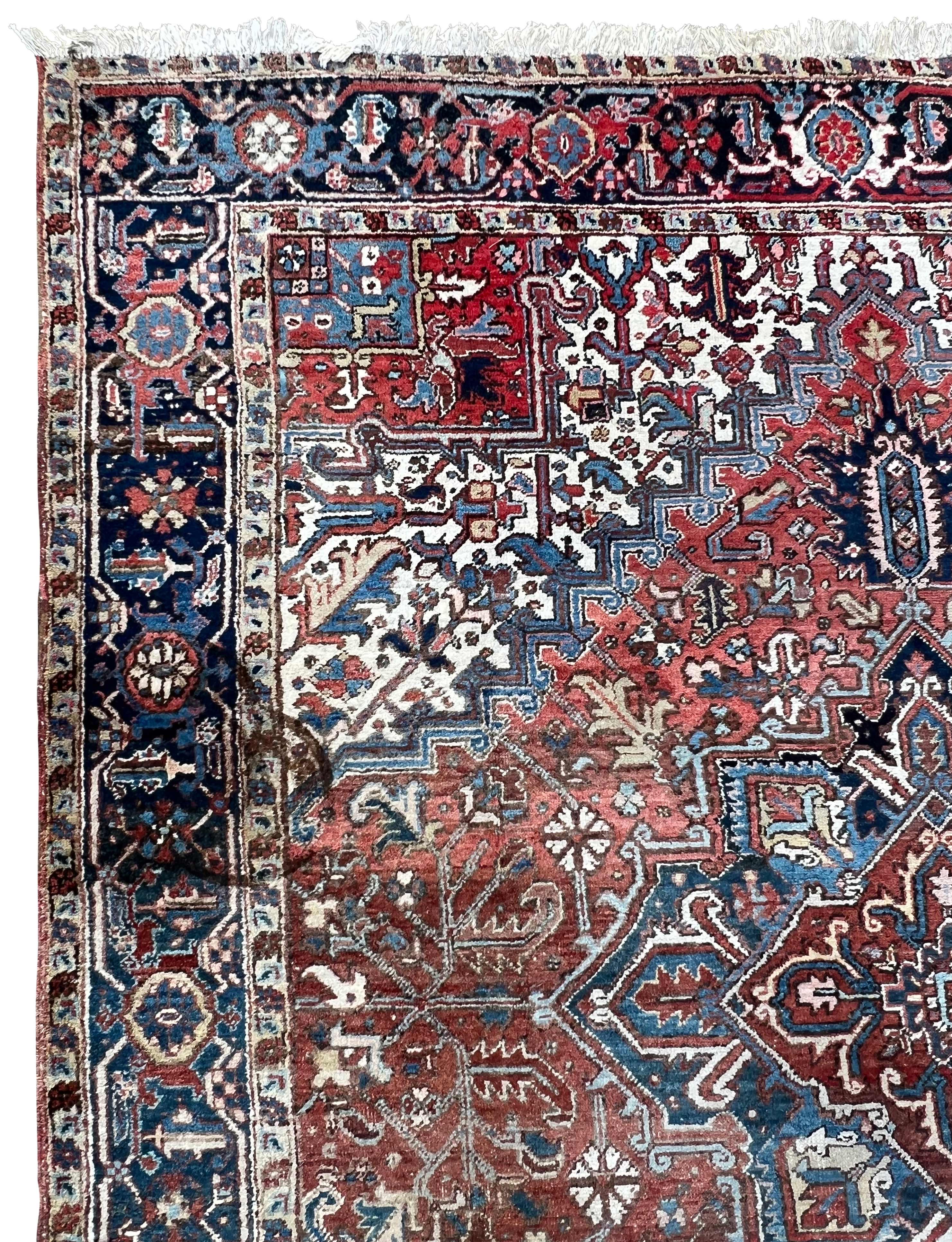 Heriz. Oriental carpet. Middle 20th century. - Image 2 of 13
