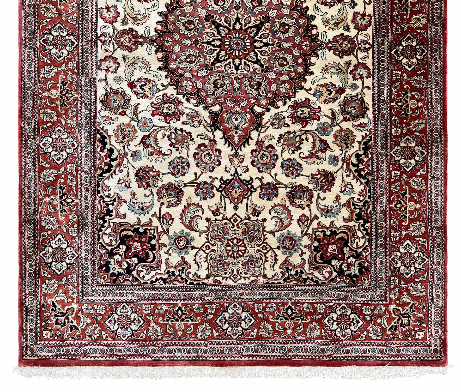 Ghom. Oriental carpet. Signed. - Image 4 of 9