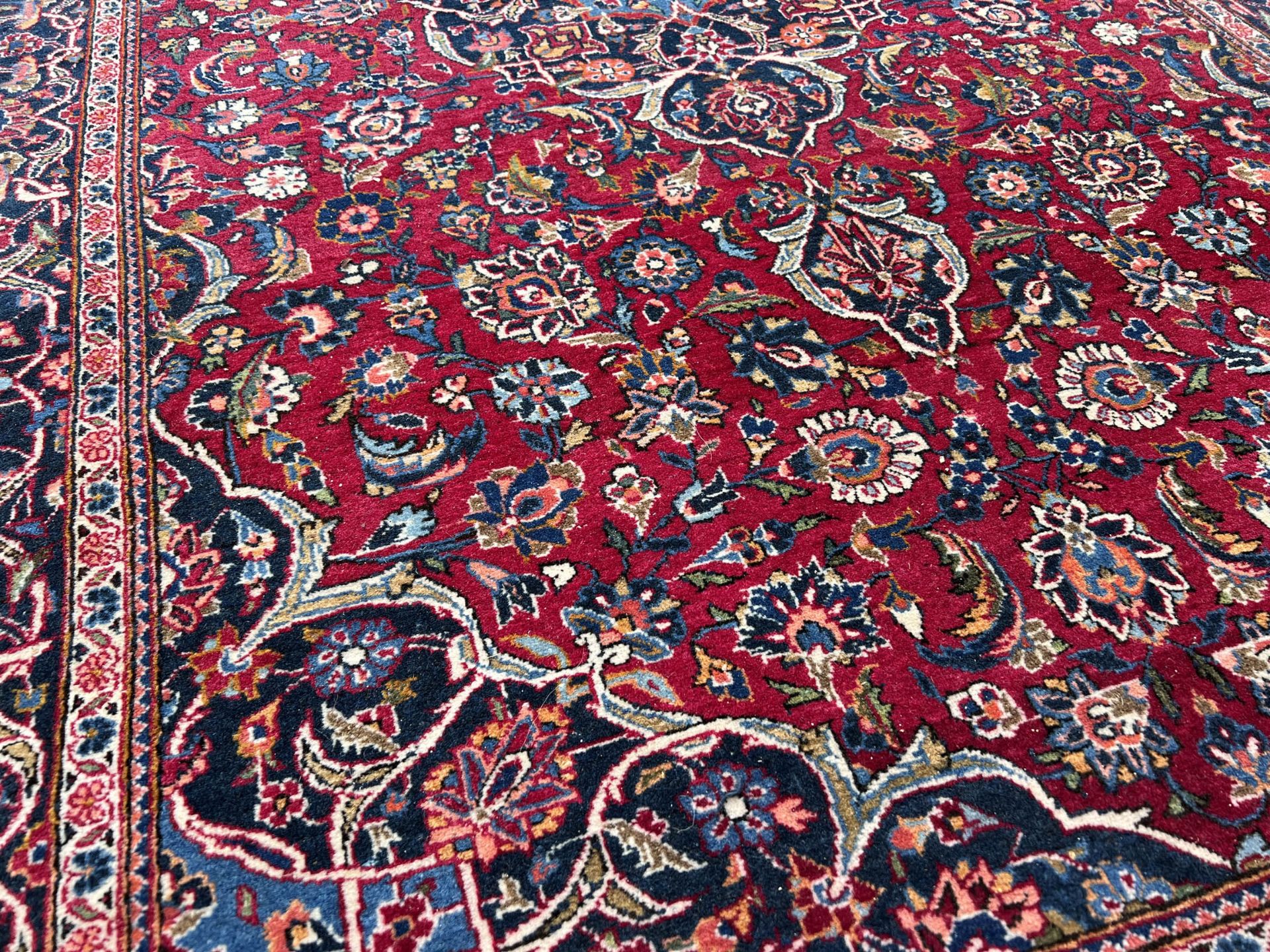 Keshan. Oriental carpet. - Image 7 of 9