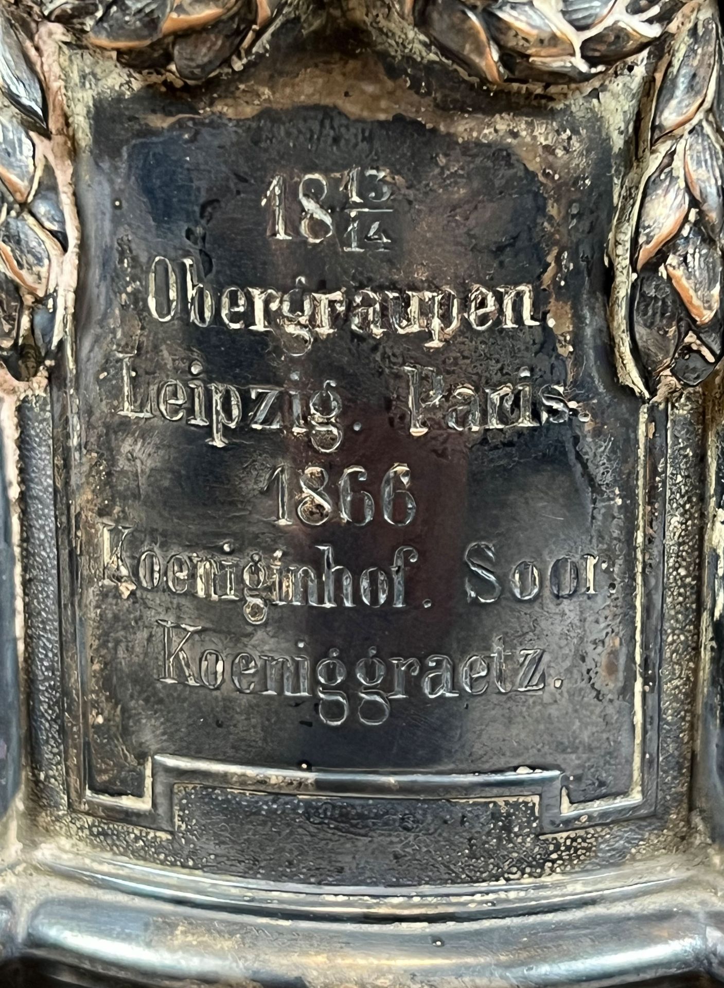 Commemorative cup / Gift to ''Major Freiherr von Ledebur''. 	Franco-Prussian War 1870-71. - Image 10 of 17