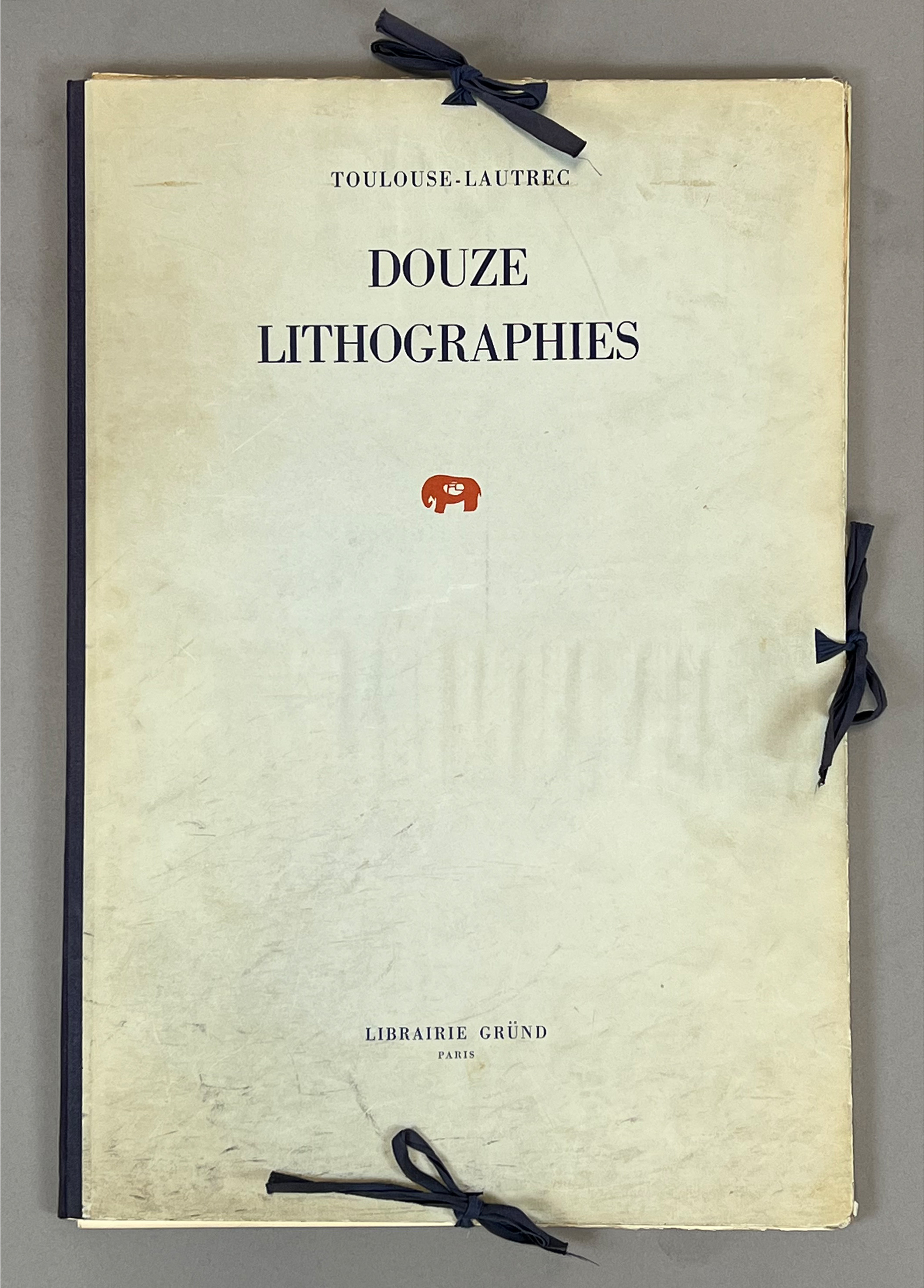 Henri TOULOUSE-LAUTREC (1864 - 1901). Douze Lithographies. Edition Librairie Gründ. Paris 1948.