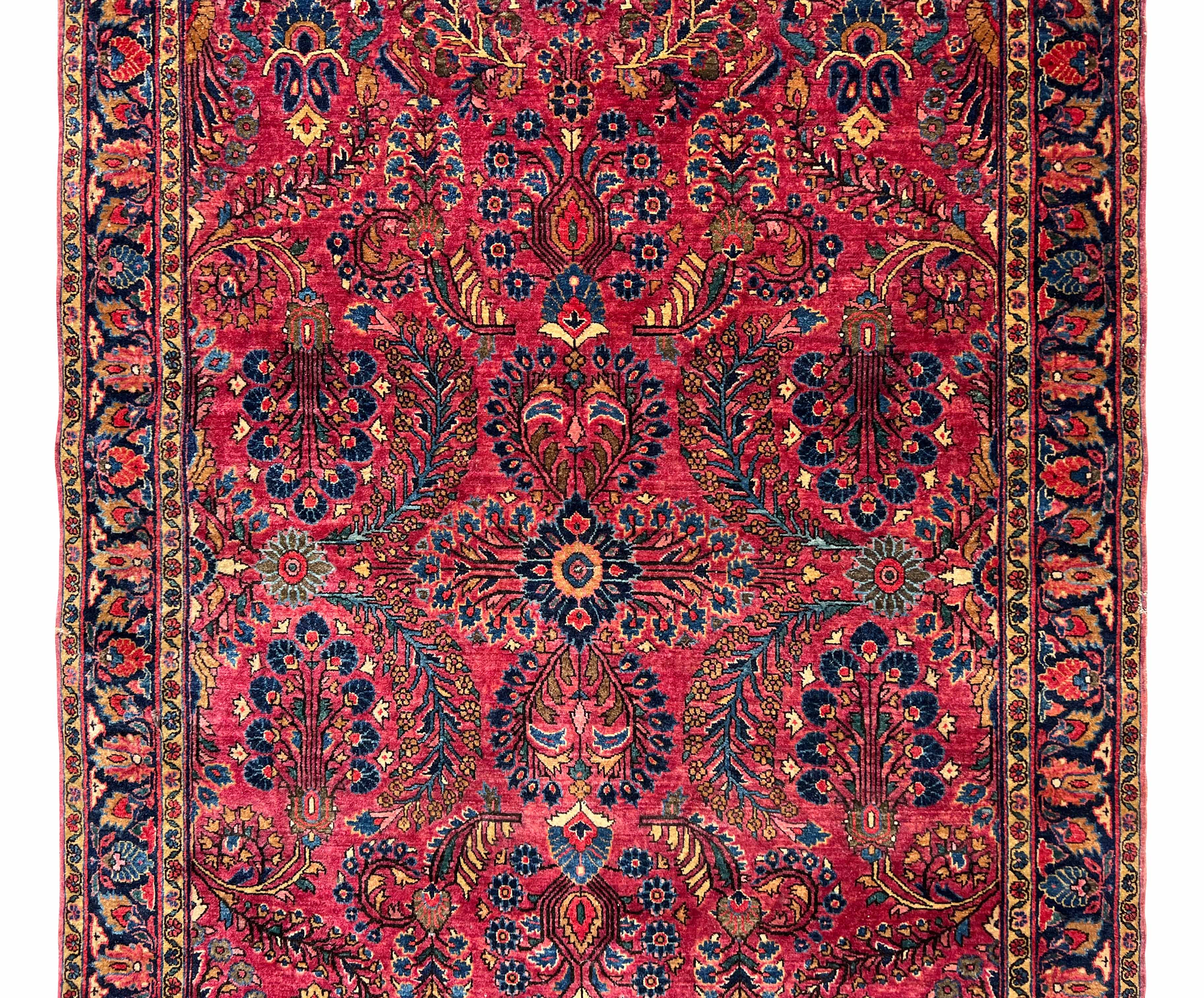 Elegant US Saruk. Oriental carpet. Great format. - Image 3 of 9