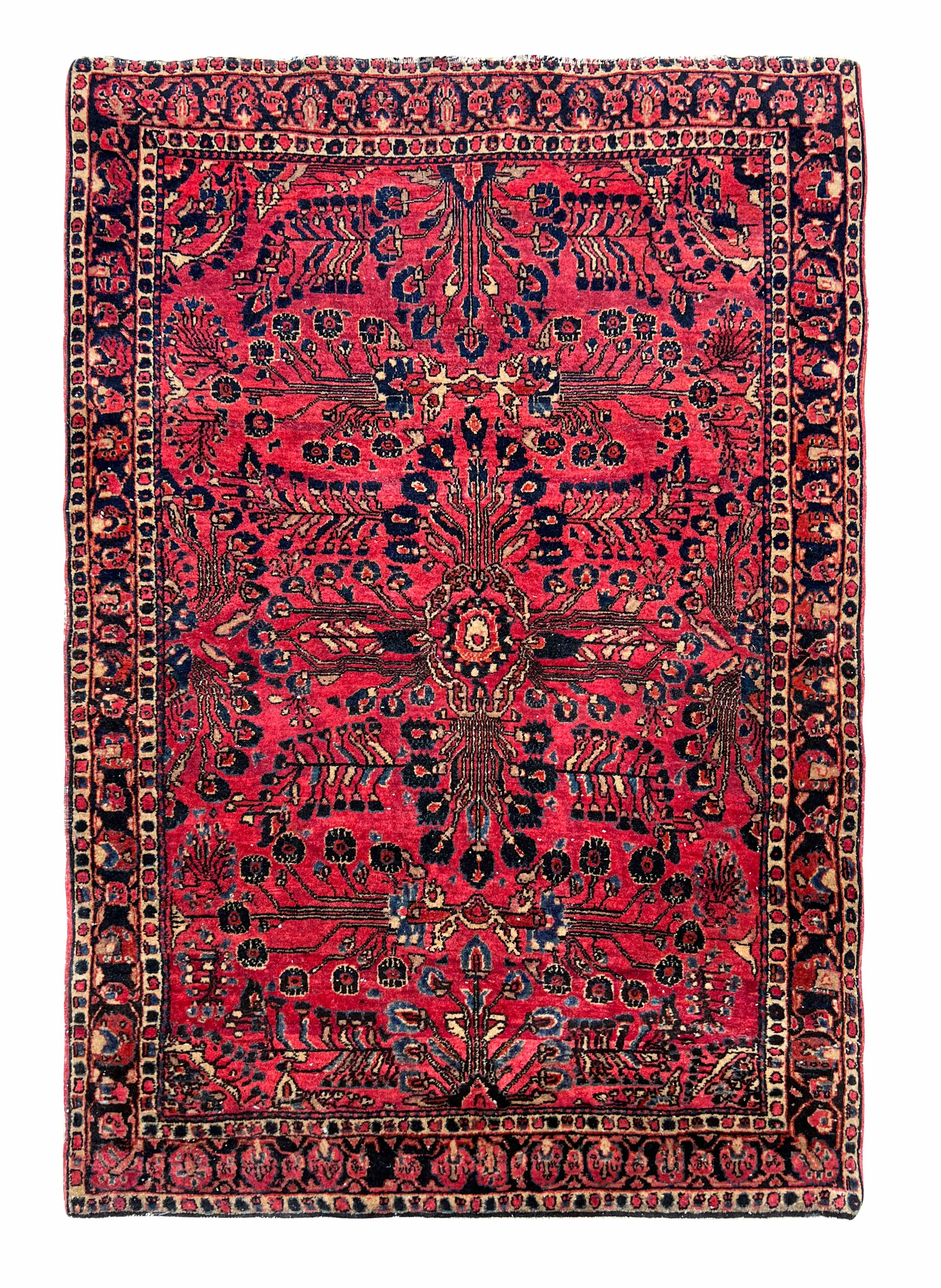 Small-format US Saruk. Oriental carpet.