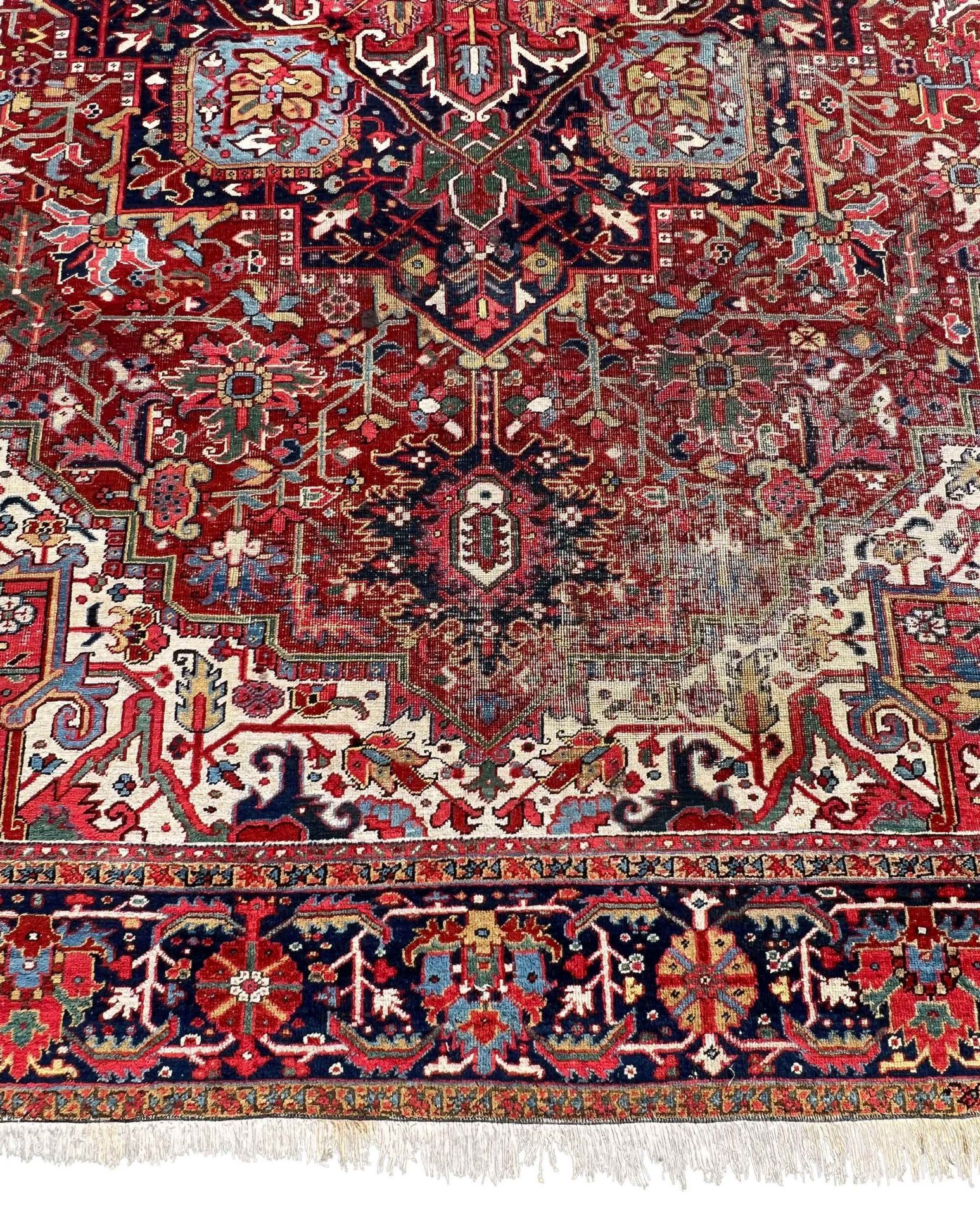 Heriz. Oriental carpet. Around 1910. - Image 9 of 17