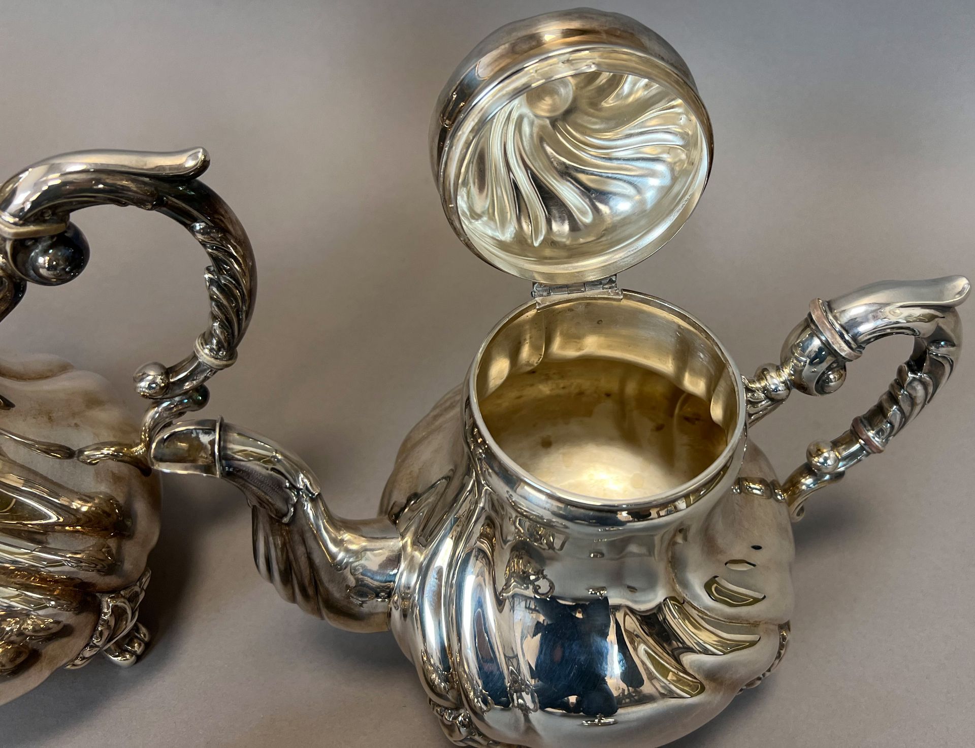 Tea/coffee service 4 pieces. 925 sterling. - Image 8 of 16