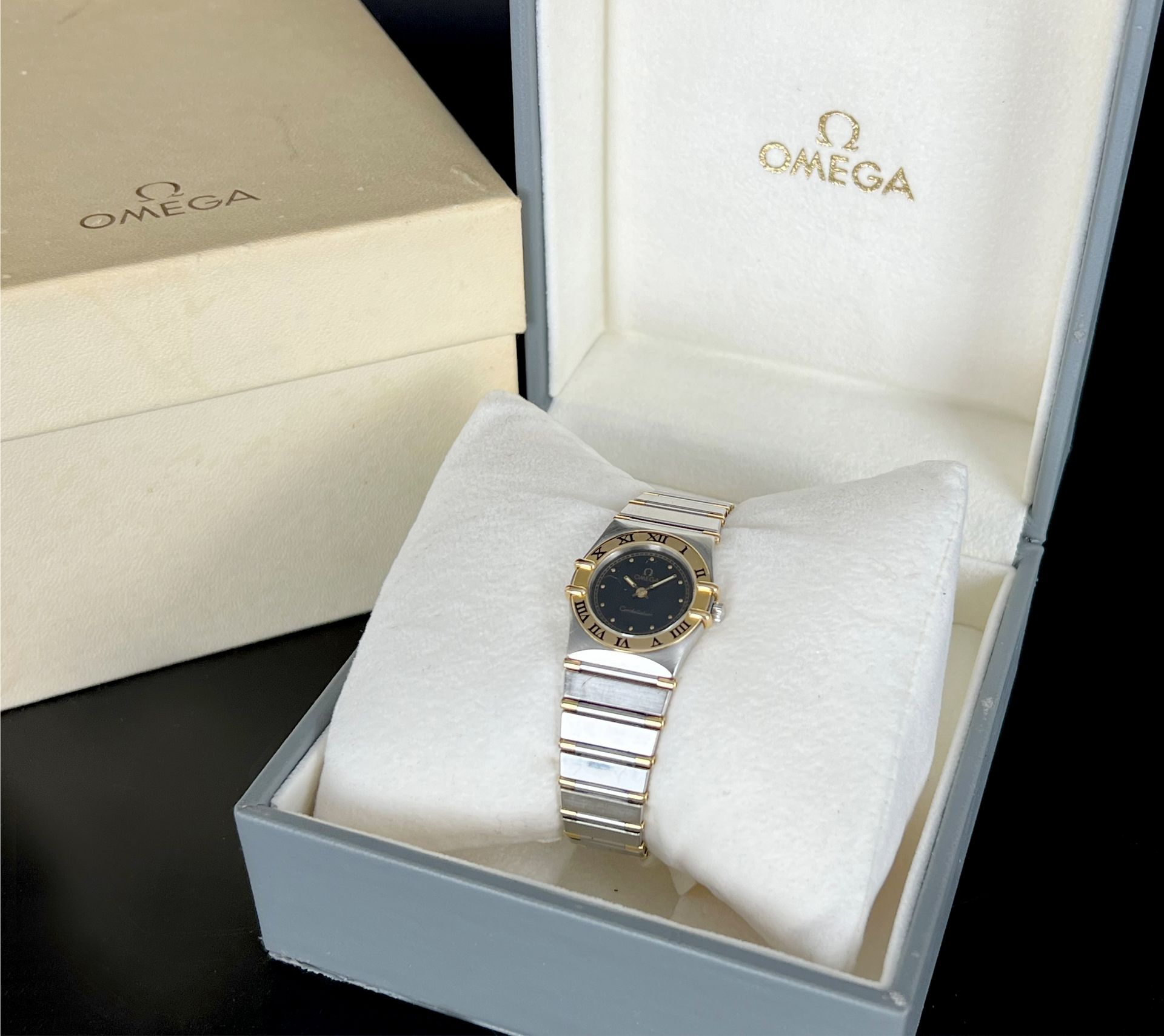 OMEGA Constellation ladies' wristwatch. Quartz. Stainless steel and 750 yellow gold. - Image 2 of 8