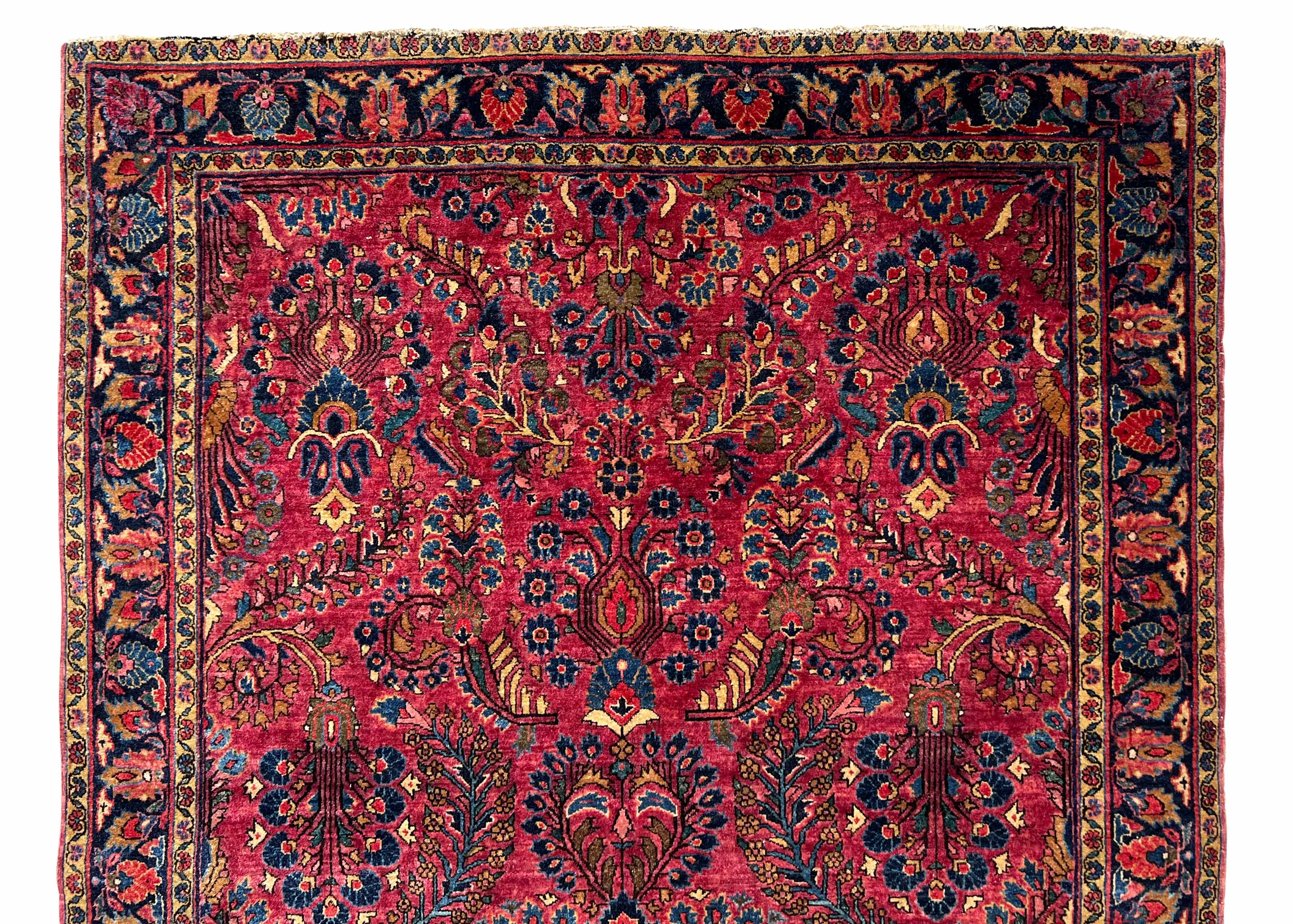 Elegant US Saruk. Oriental carpet. Great format. - Image 2 of 9