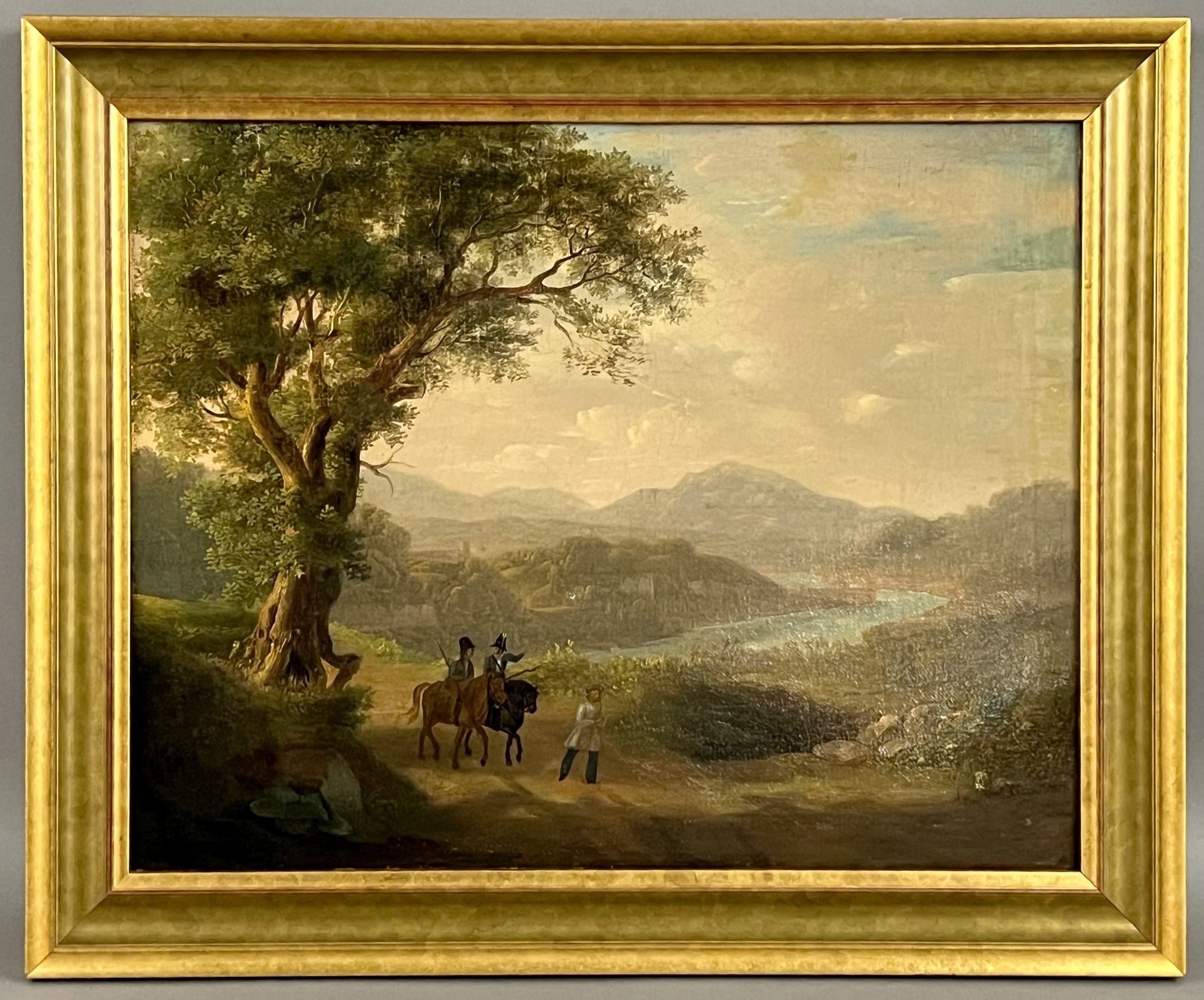 UNS UNBEKANNTER KÜNSTLER (XIX). Landschaft mit Personen. 1832. - Bild 2 aus 11