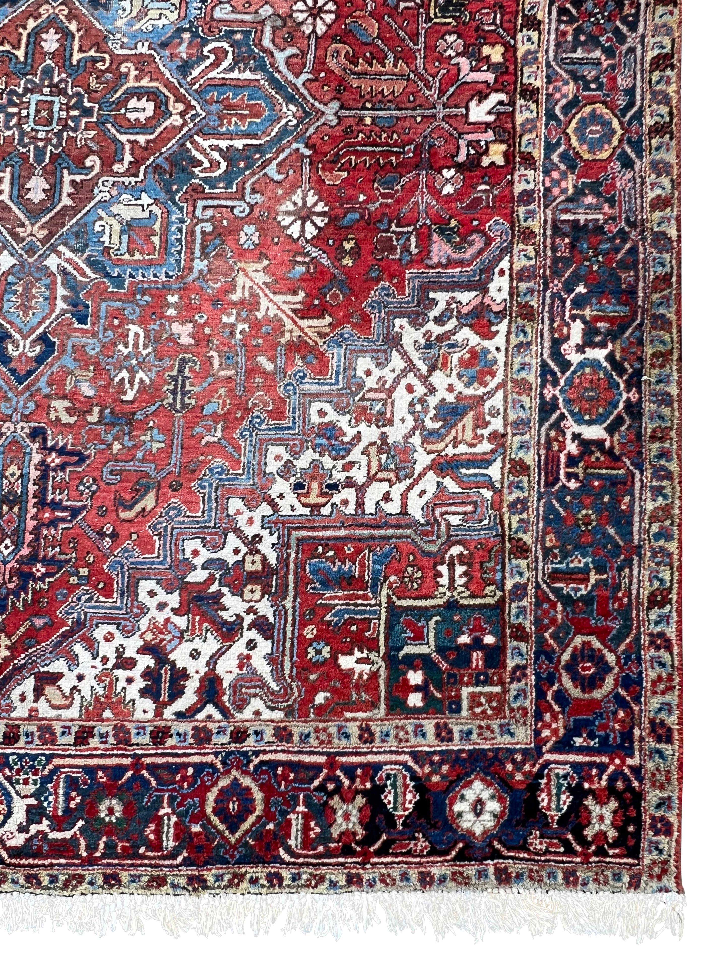Heriz. Oriental carpet. Middle 20th century. - Image 7 of 13