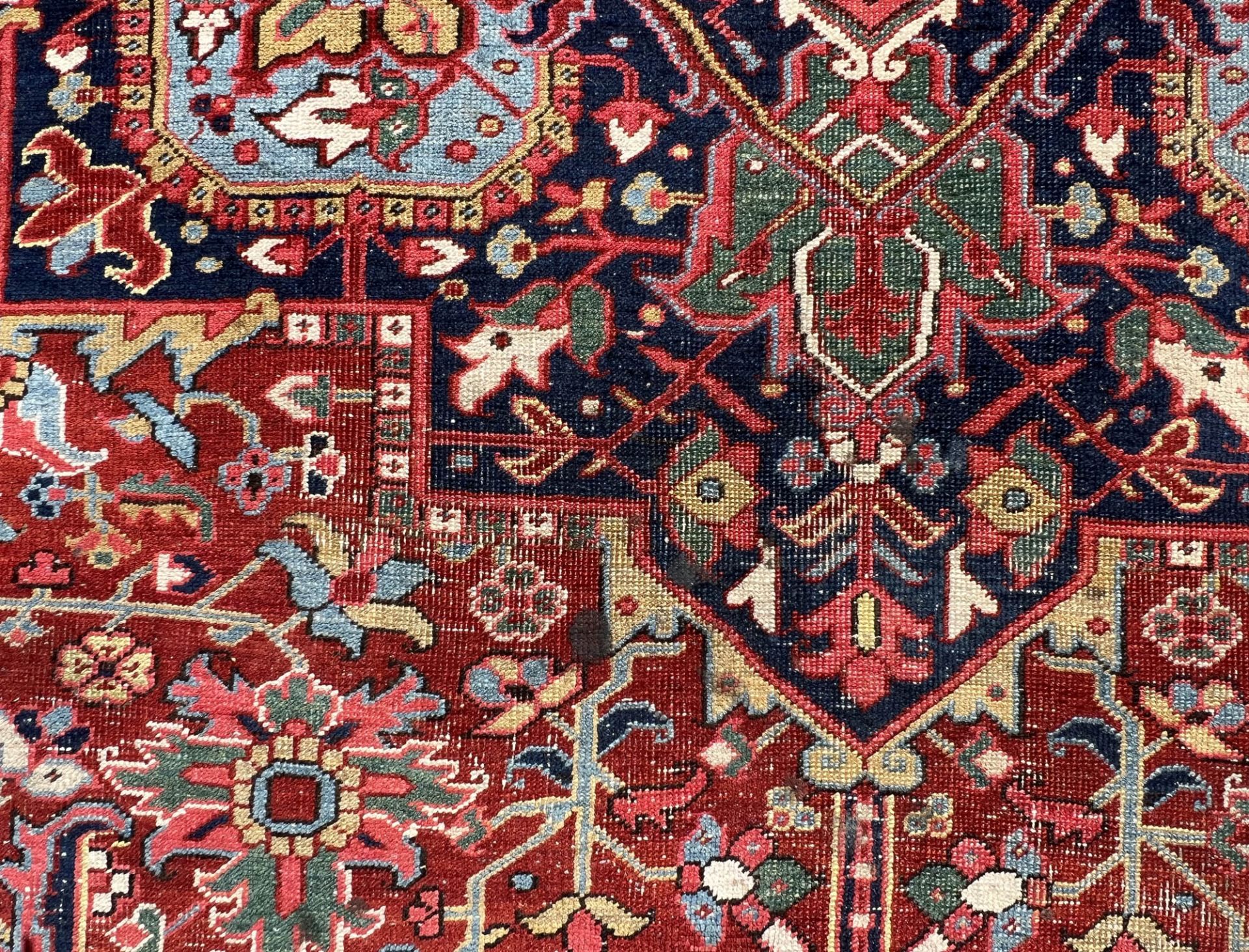 Heriz. Oriental carpet. Around 1910. - Image 13 of 17