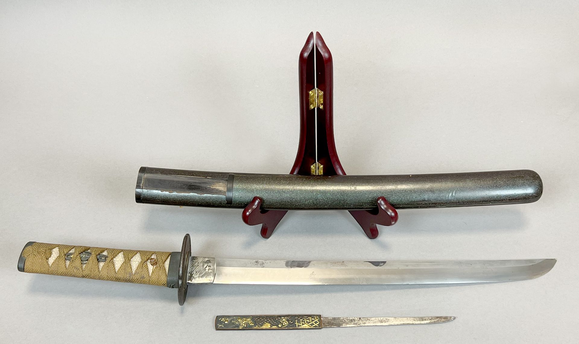 Wakizashi. Japanese short sword. 20th century.