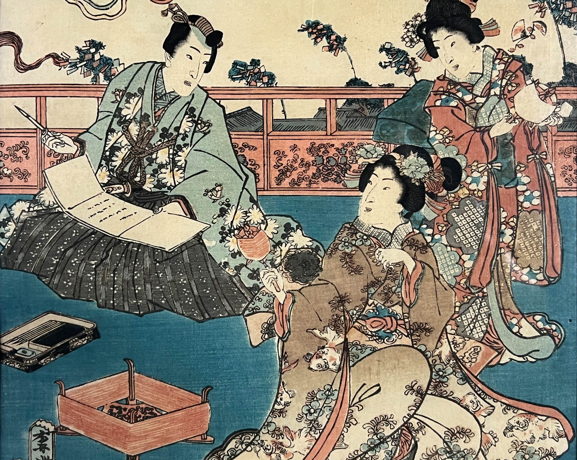 Utagawa KUNISADA II (1823 - 1880). Niou no miya. 1857. - Image 4 of 5