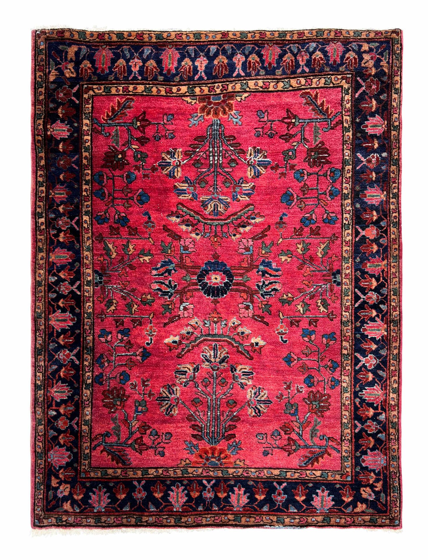Saruk. US re-import. Oriental carpet. Around 1920.