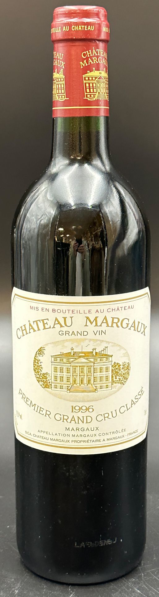 1 bottle of red wine. Bordeaux. Château Margaux. Premier Grand Cru Classe. 1996. France.