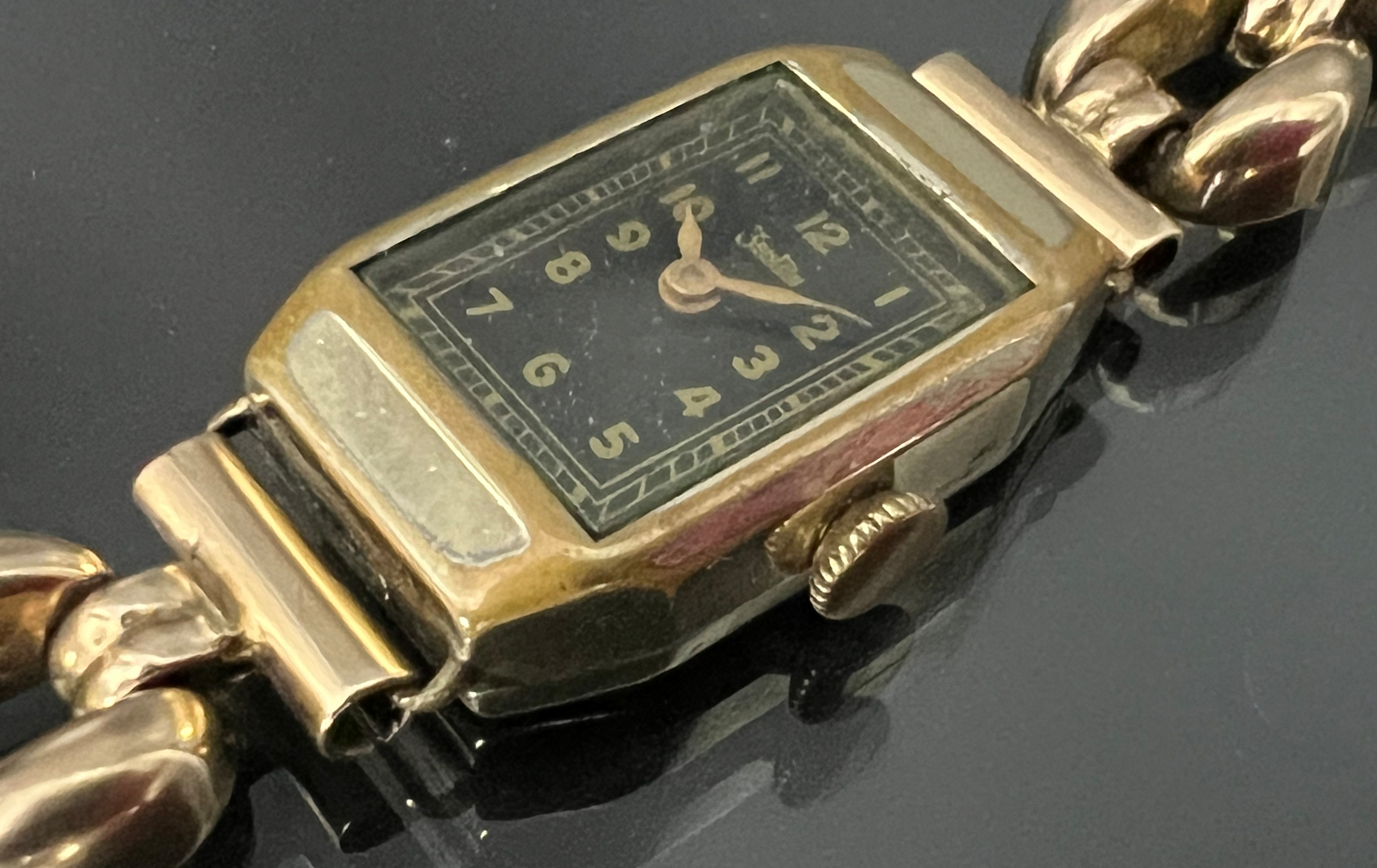 Ladies' wristwatch ZENTRA 333 yellow gold. - Image 2 of 6